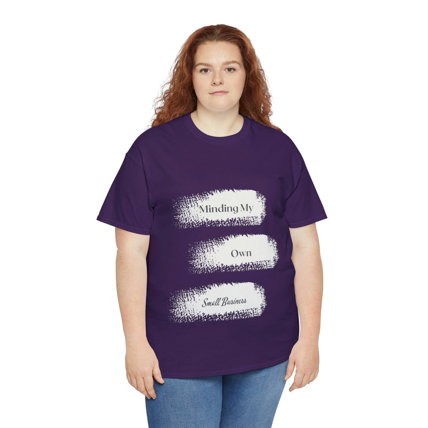 Minding My Own Small Business Unisex Heavy Cotton Tee