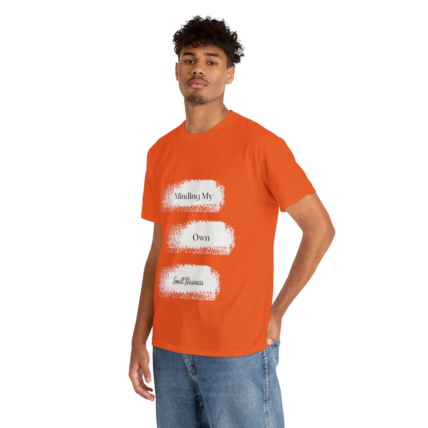 Minding My Own Small Business Unisex Heavy Cotton Tee