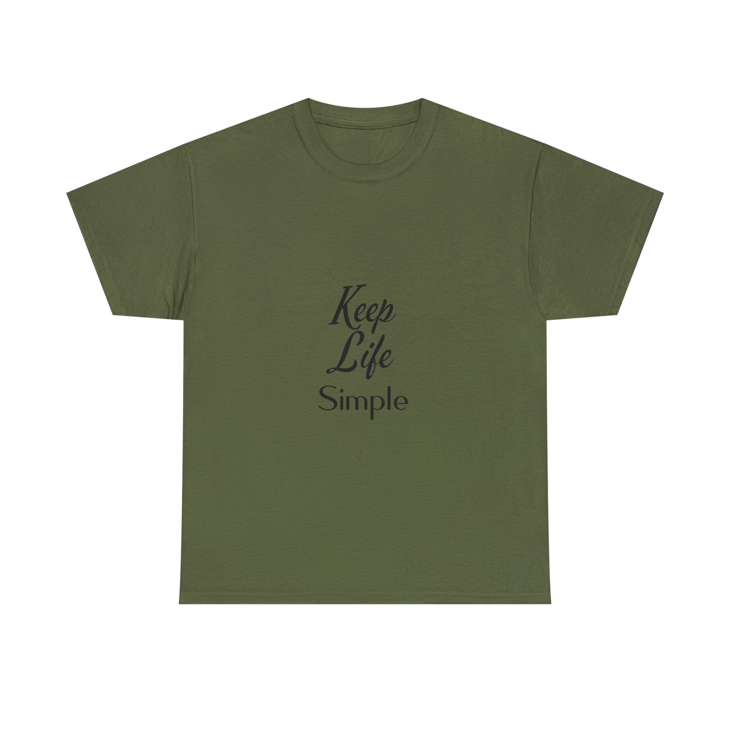 Keep Life Simple Unisex Heavy Cotton Tee