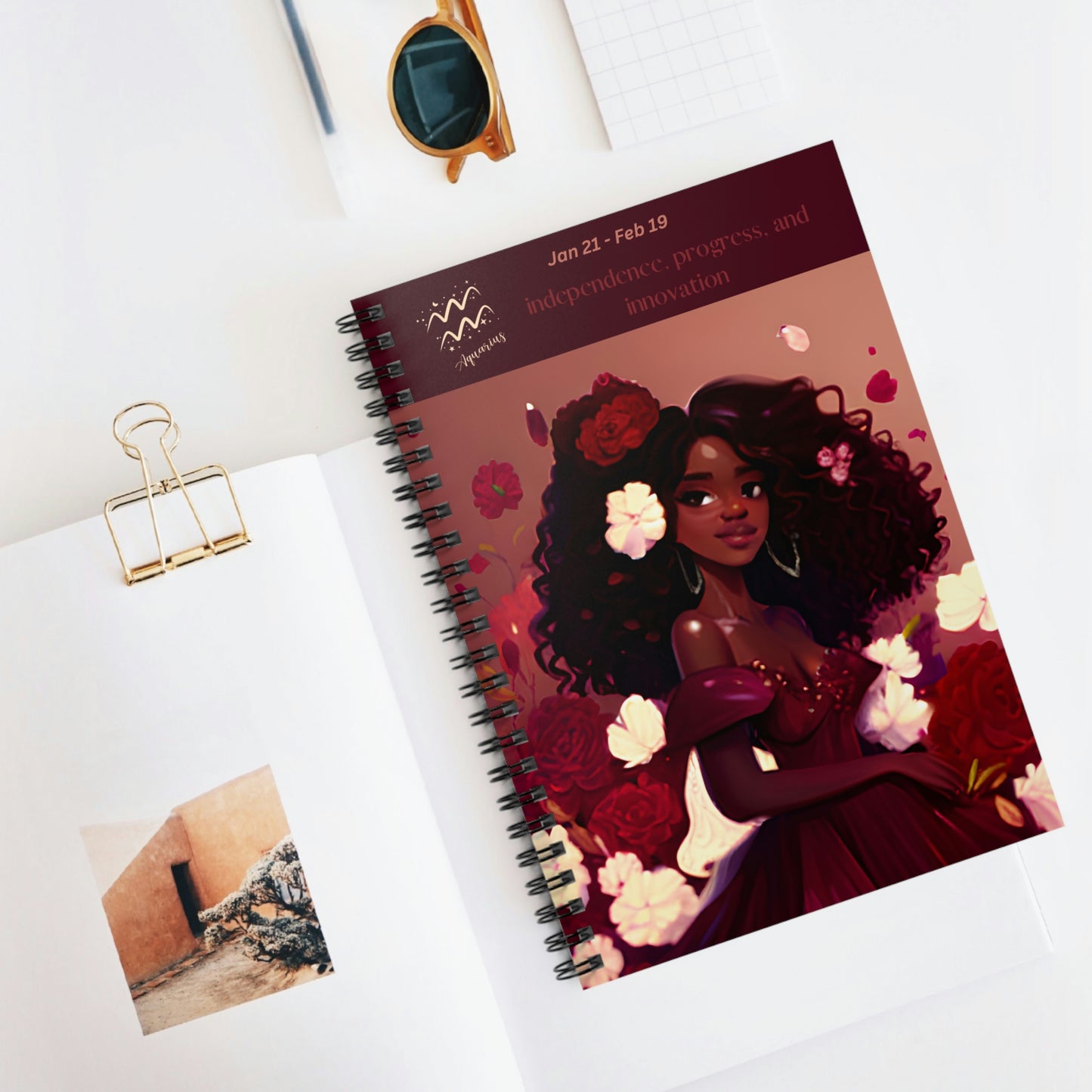 Astrology Collection (Aquarius) - AA Culture Journal - Ruled Line
