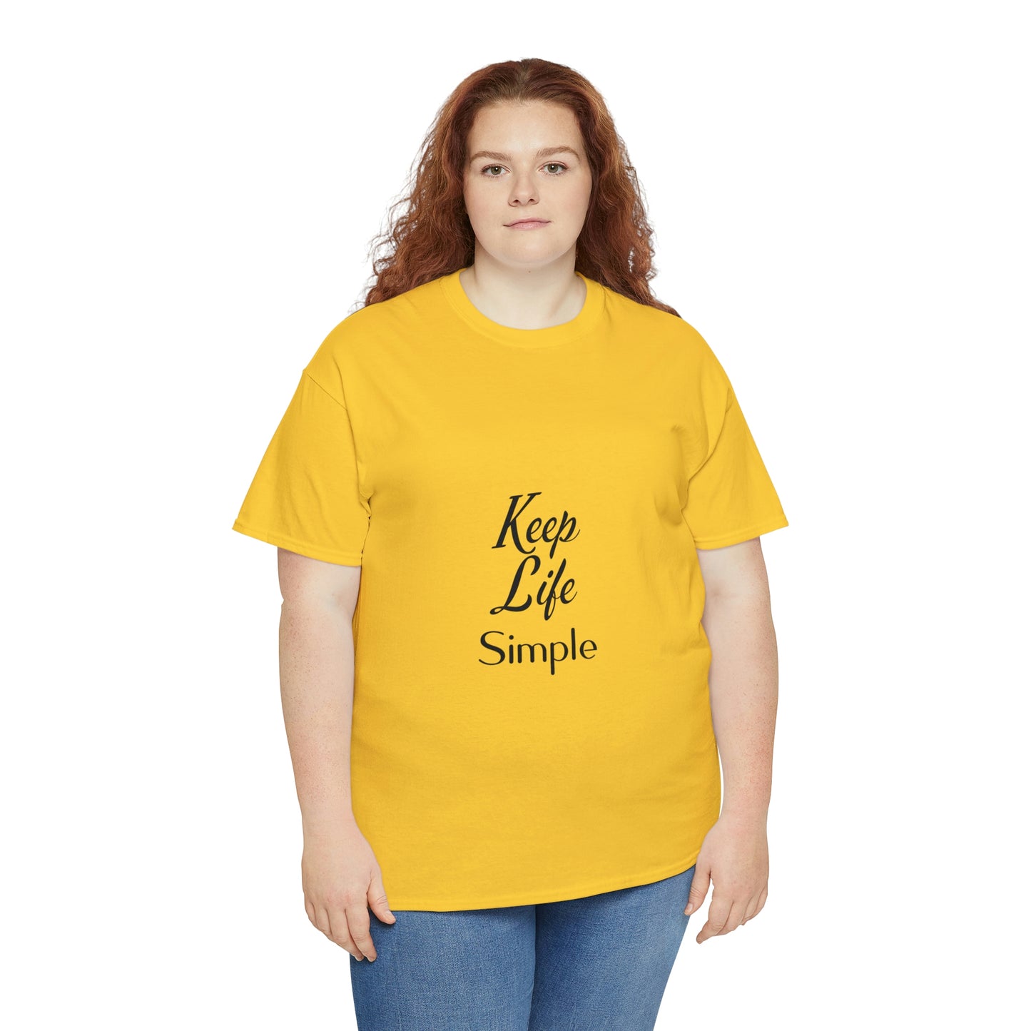 Keep Life Simple Unisex Heavy Cotton Tee
