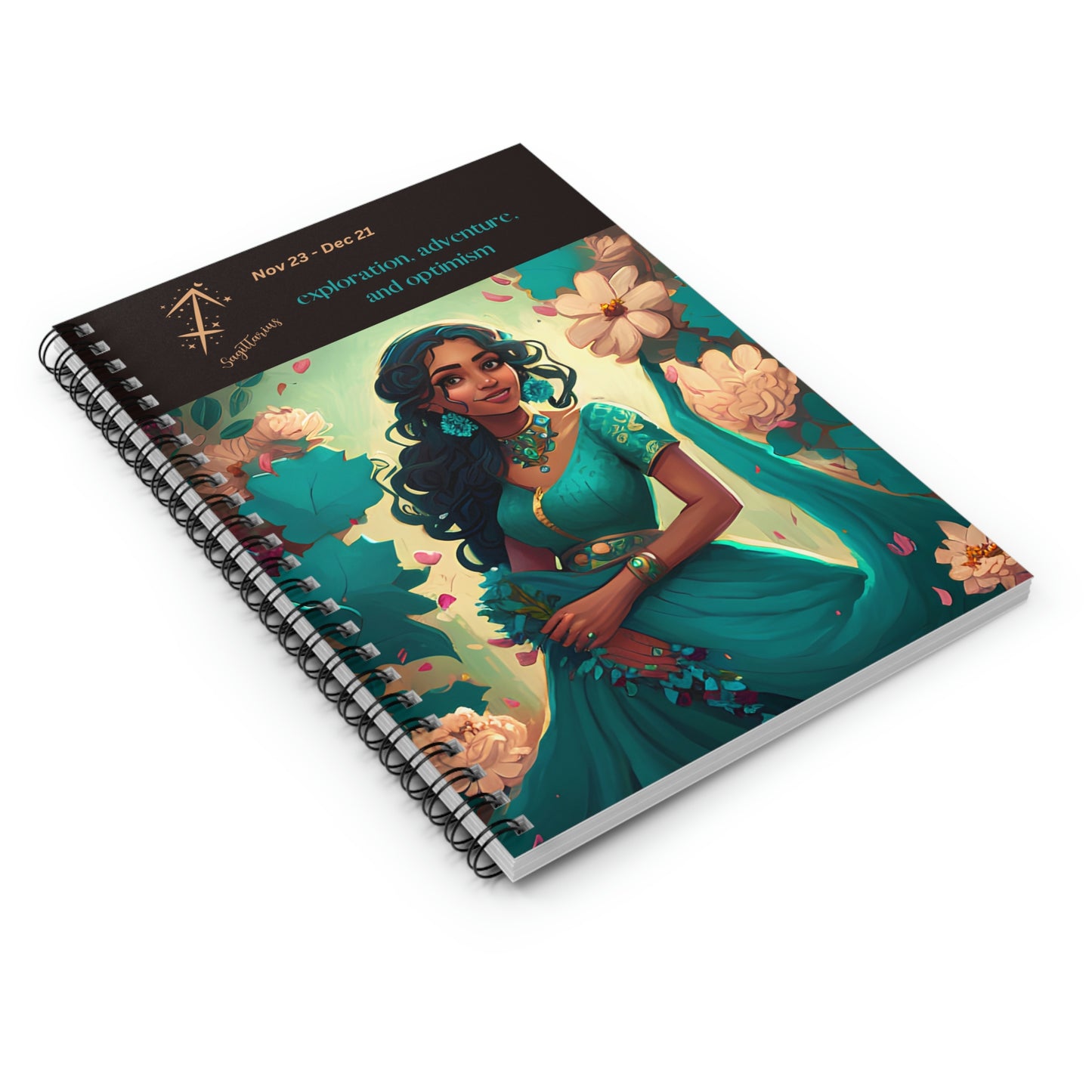 Astrology Collection (Sagittarius) - Middle Eastern and Indian Culture Journal - Ruled Line