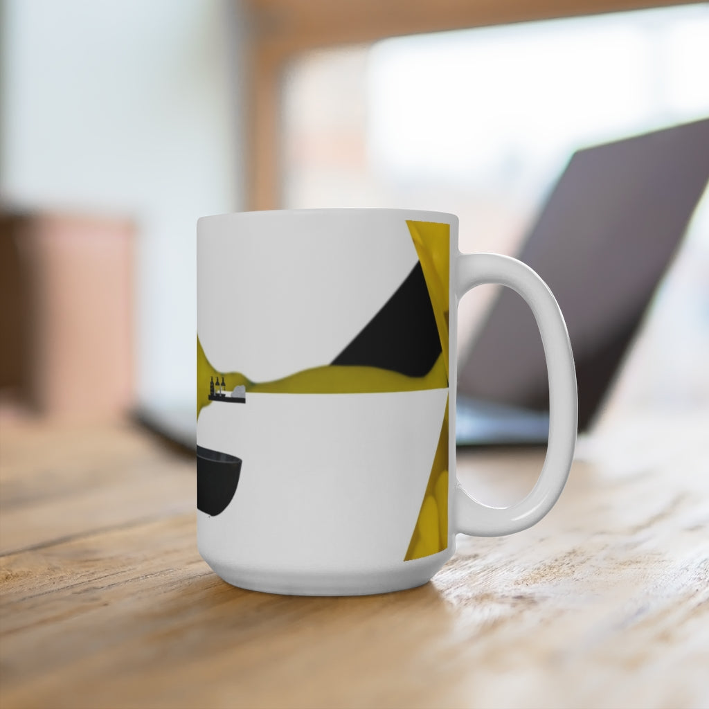Self-Care (Yellow and Black) Ceramic Mugs (11oz / 15oz)