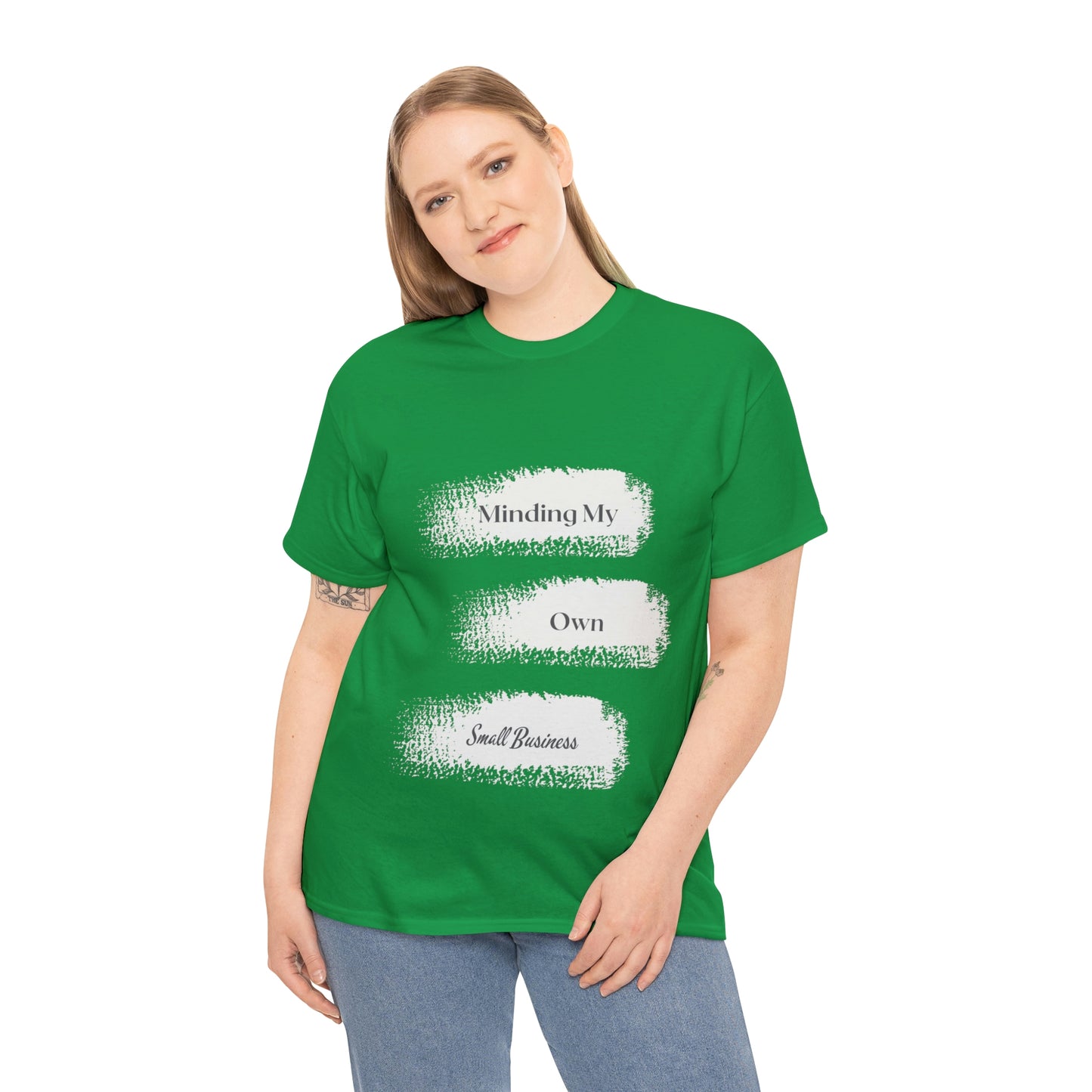 Minding My Own Small Business Unisex Heavy Cotton Tee
