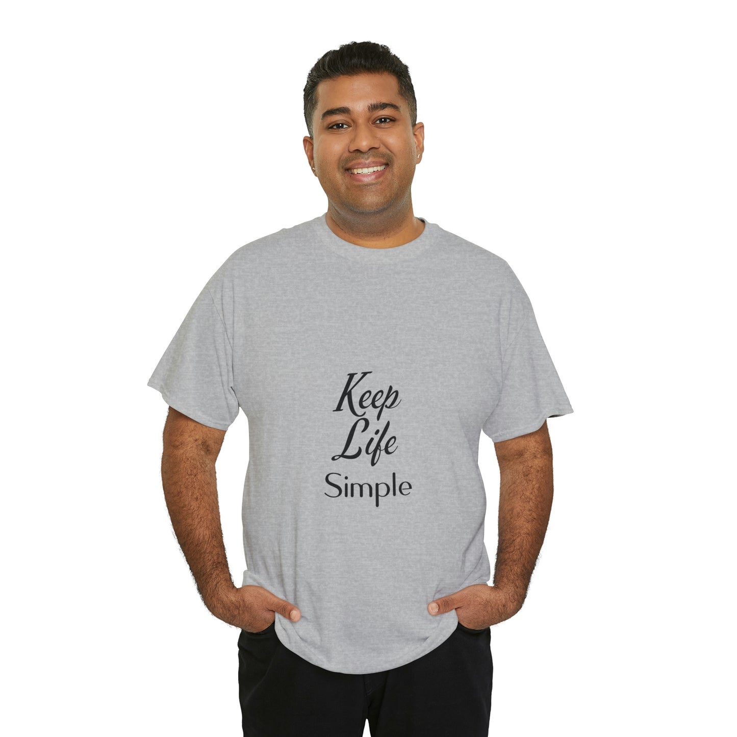 Keep Life Simple Unisex Heavy Cotton Tee