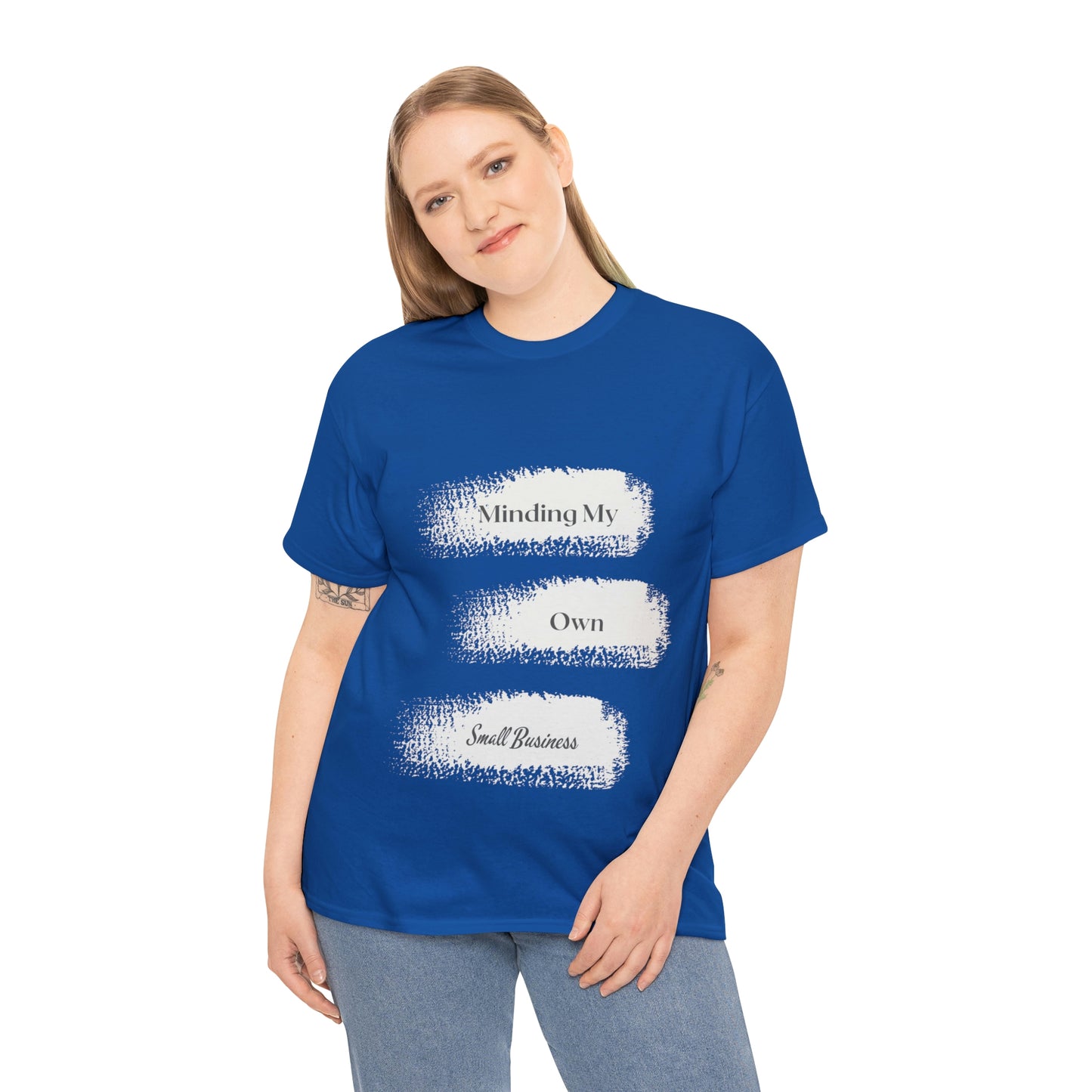 Minding My Own Small Business Unisex Heavy Cotton Tee