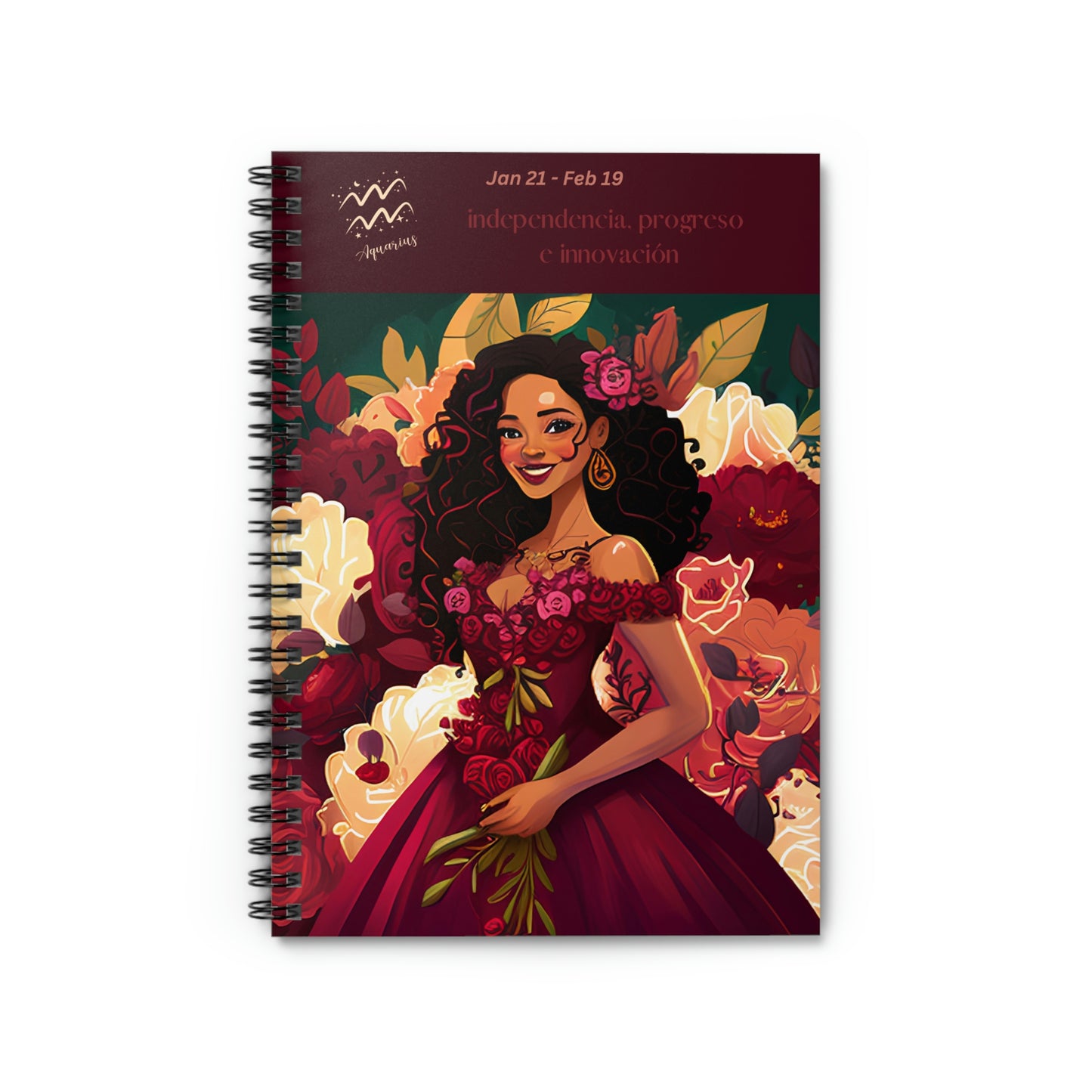 Astrology Collection (Aquarius) - Latina Culture Journal - Ruled Line