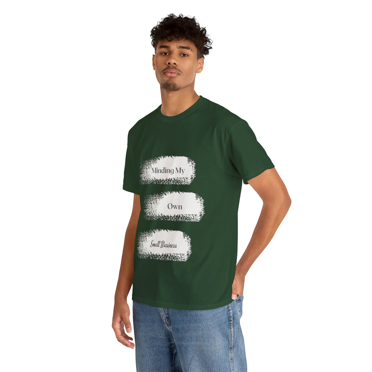 Minding My Own Small Business Unisex Heavy Cotton Tee