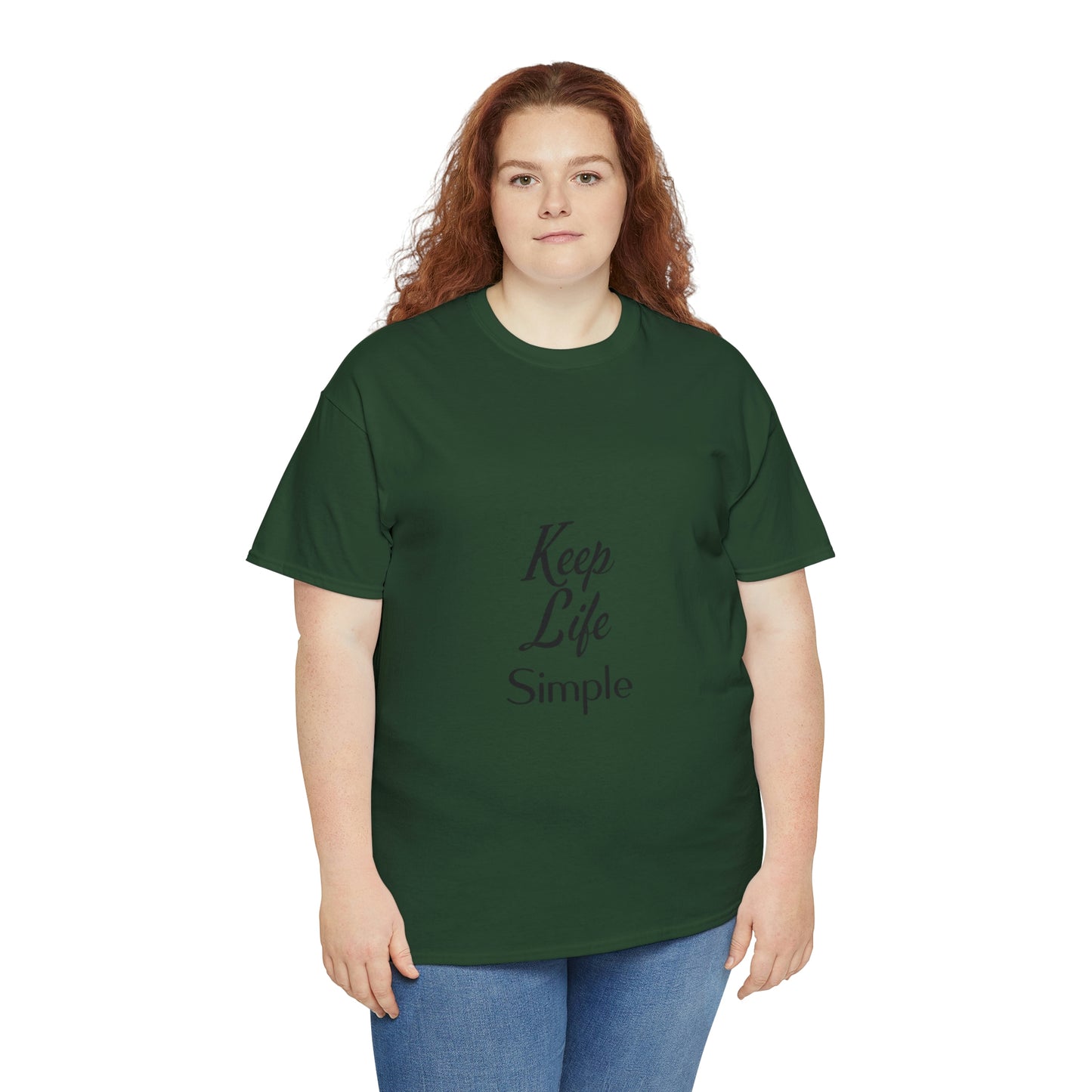 Keep Life Simple Unisex Heavy Cotton Tee