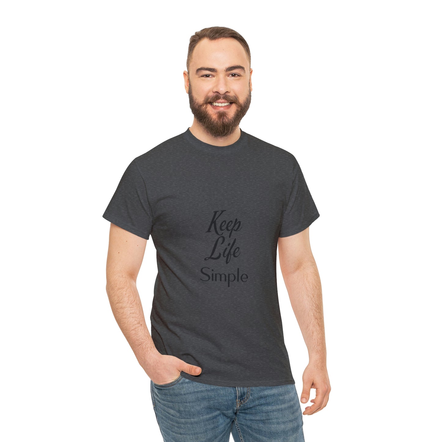Keep Life Simple Unisex Heavy Cotton Tee