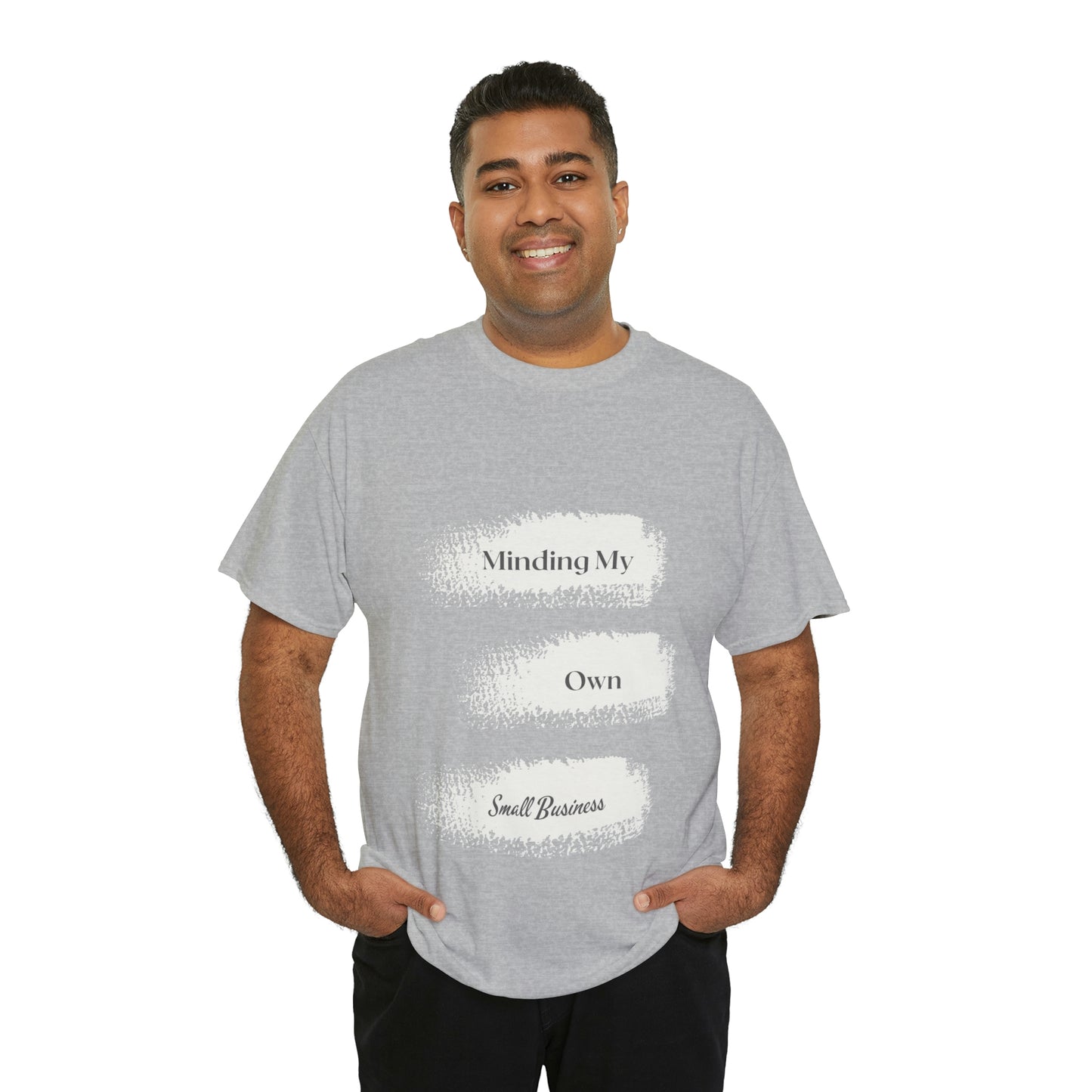Minding My Own Small Business Unisex Heavy Cotton Tee