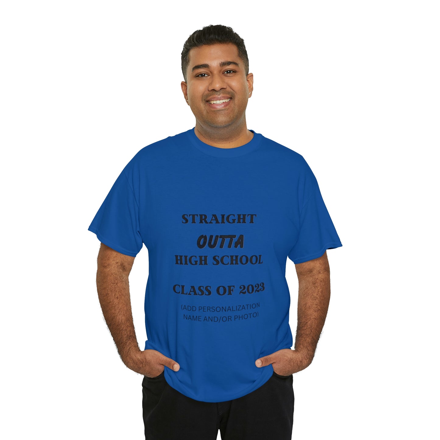 Straight Outta High School T-shirt 2023 Graduation T-shirt (PERSONALIZED)