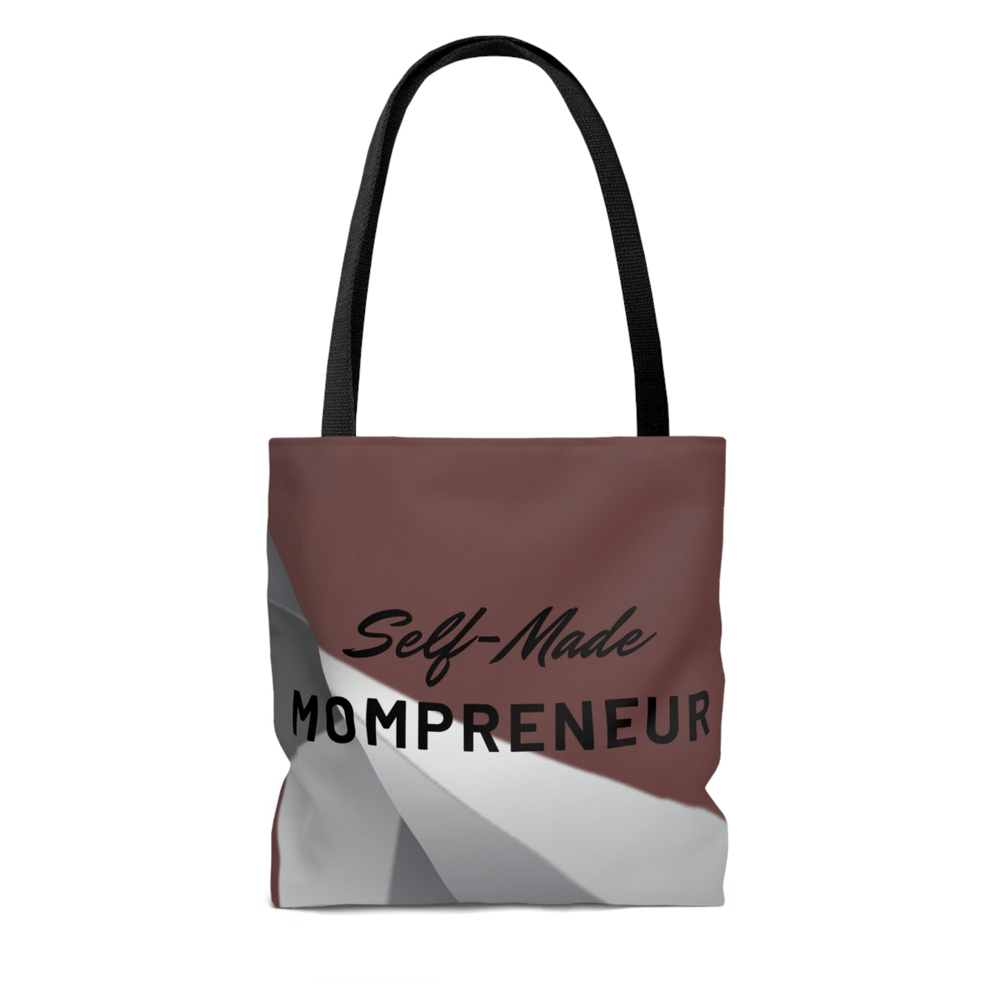 Self-Made Mompreneur (Mauve and Gray) Tote Bag