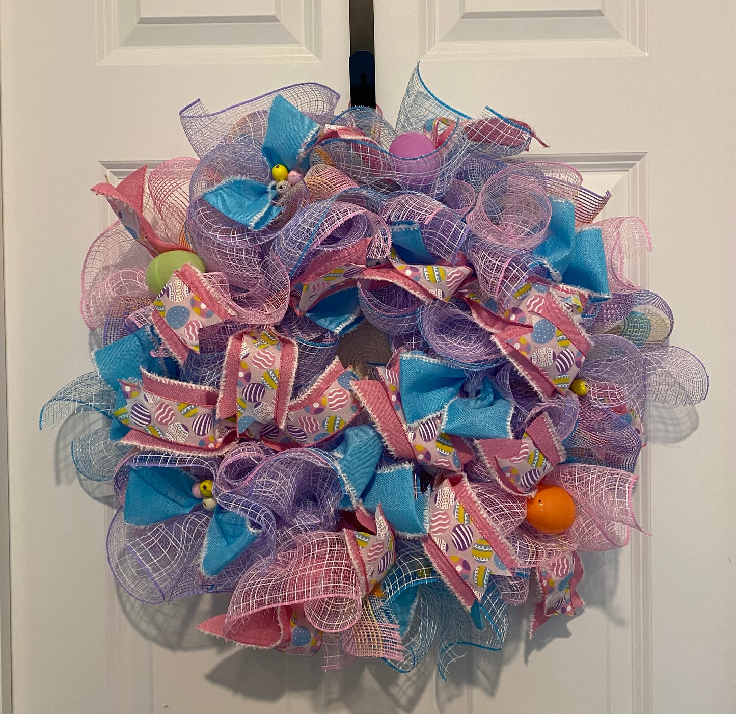Easter Mesh Wreath #1 - 14"