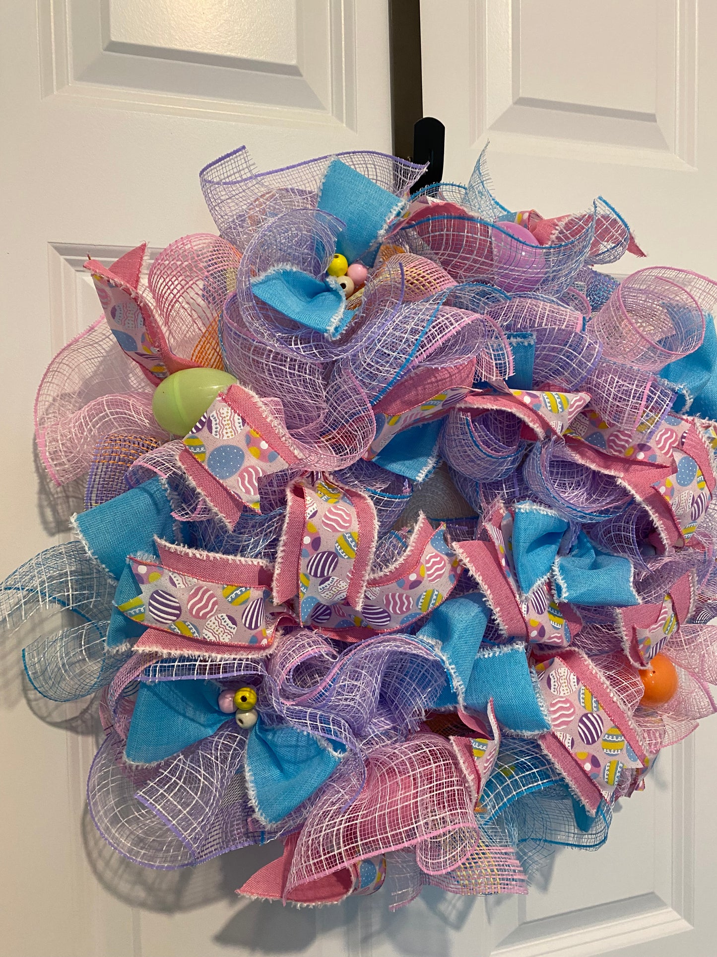 Easter Mesh Wreath #1 - 14"