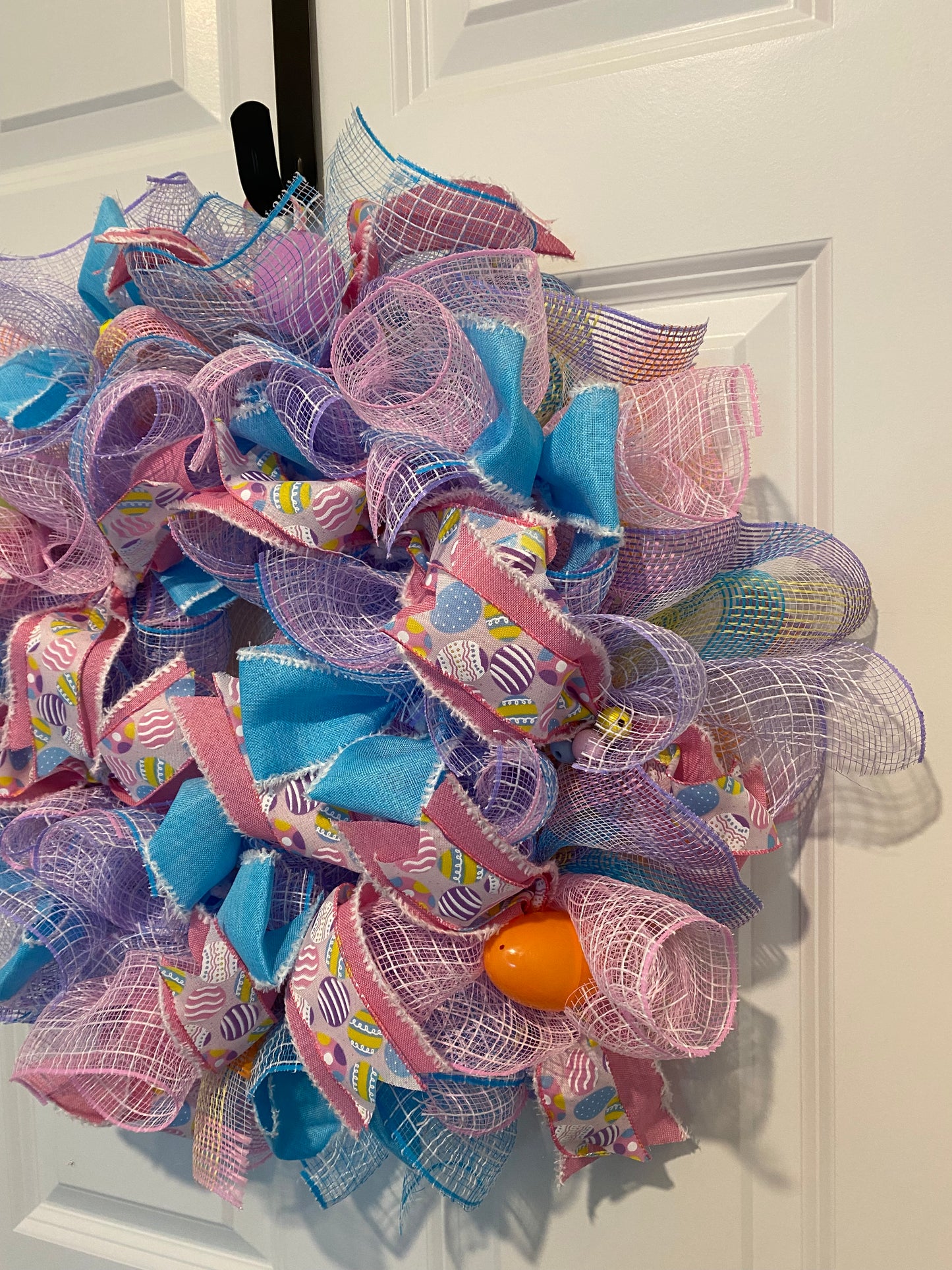 Easter Mesh Wreath #1 - 14"