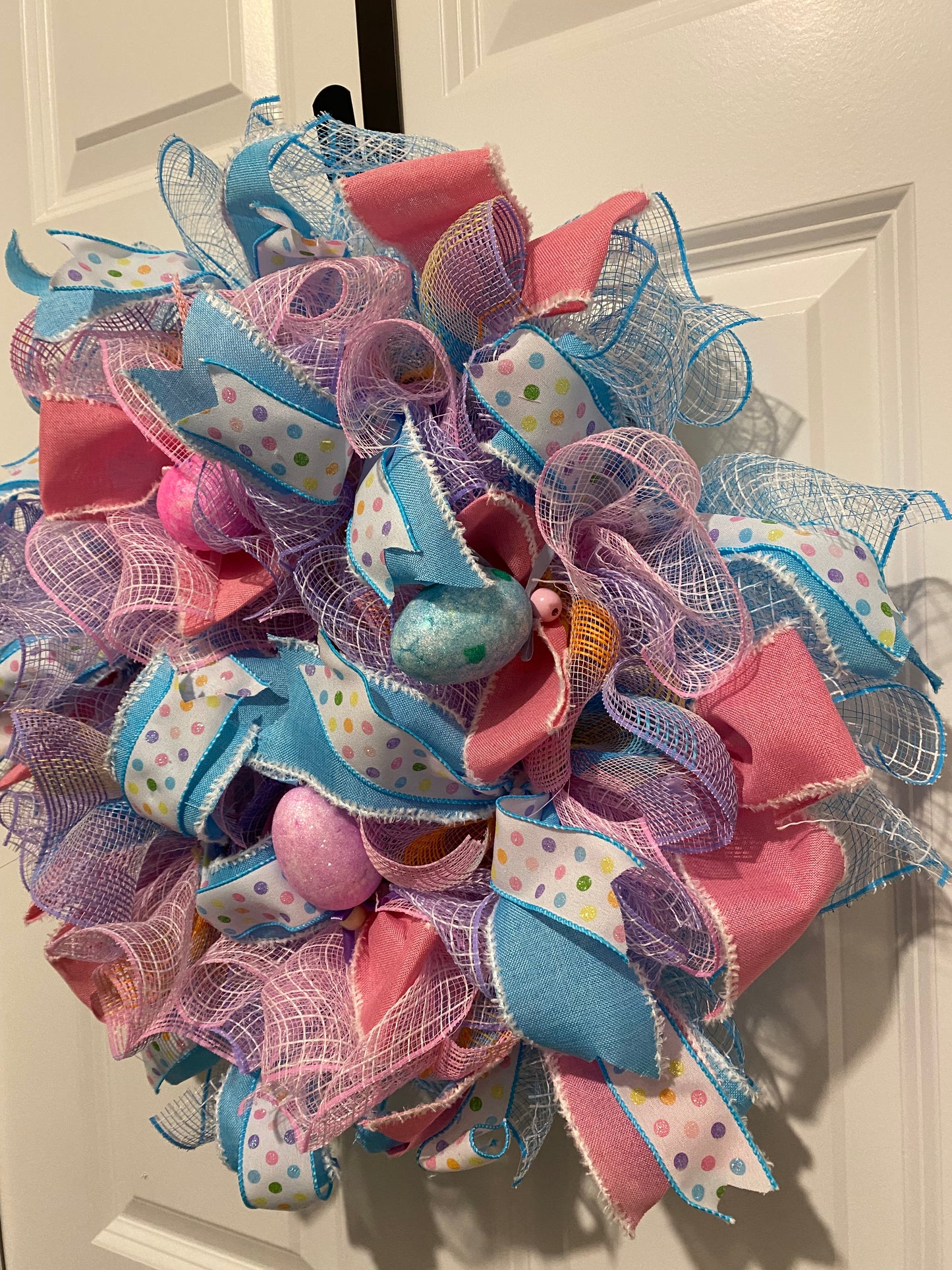 Easter Mesh Wreath #2 - 14"
