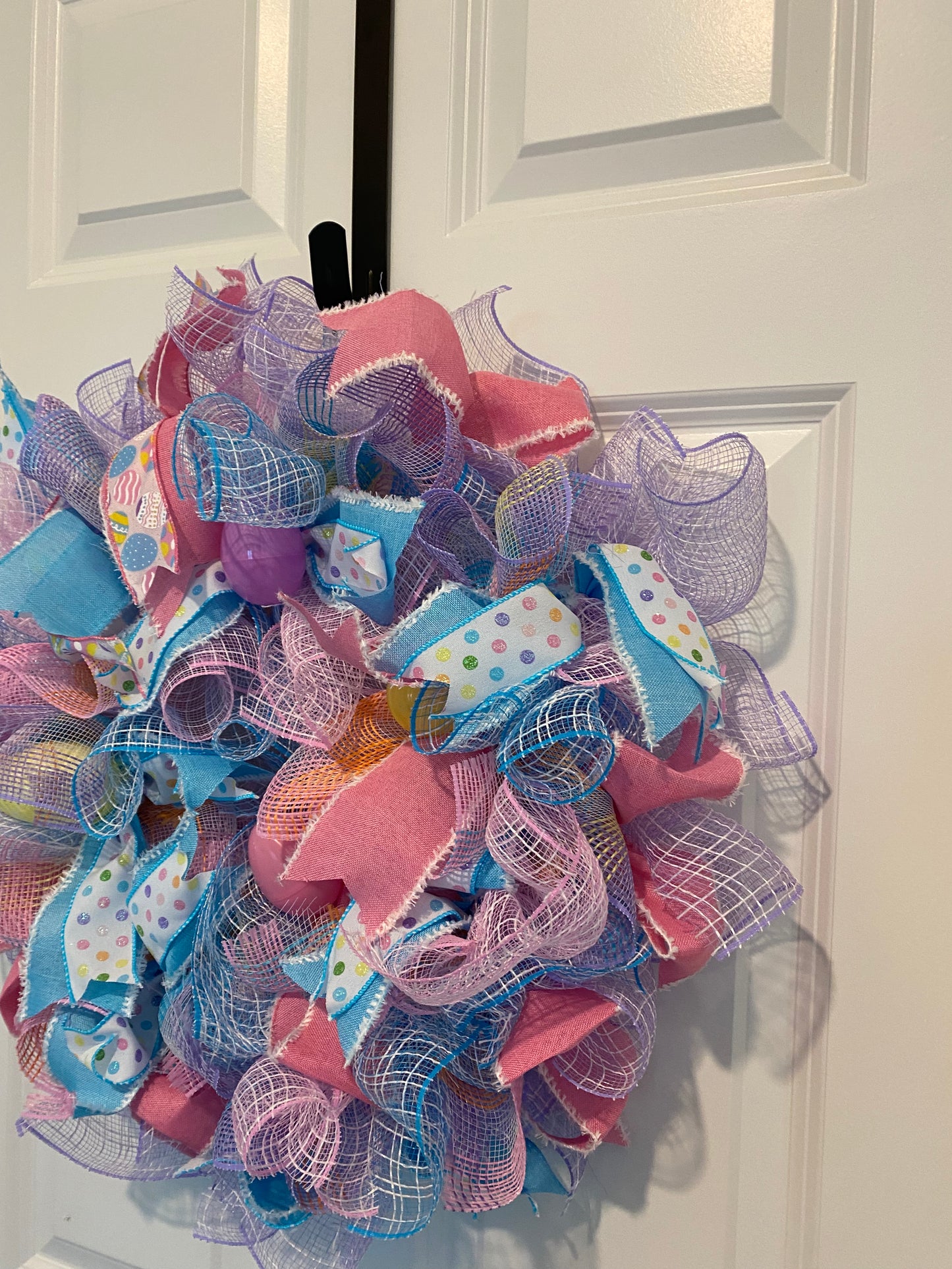 Easter Mesh Wreath #3 - 14"