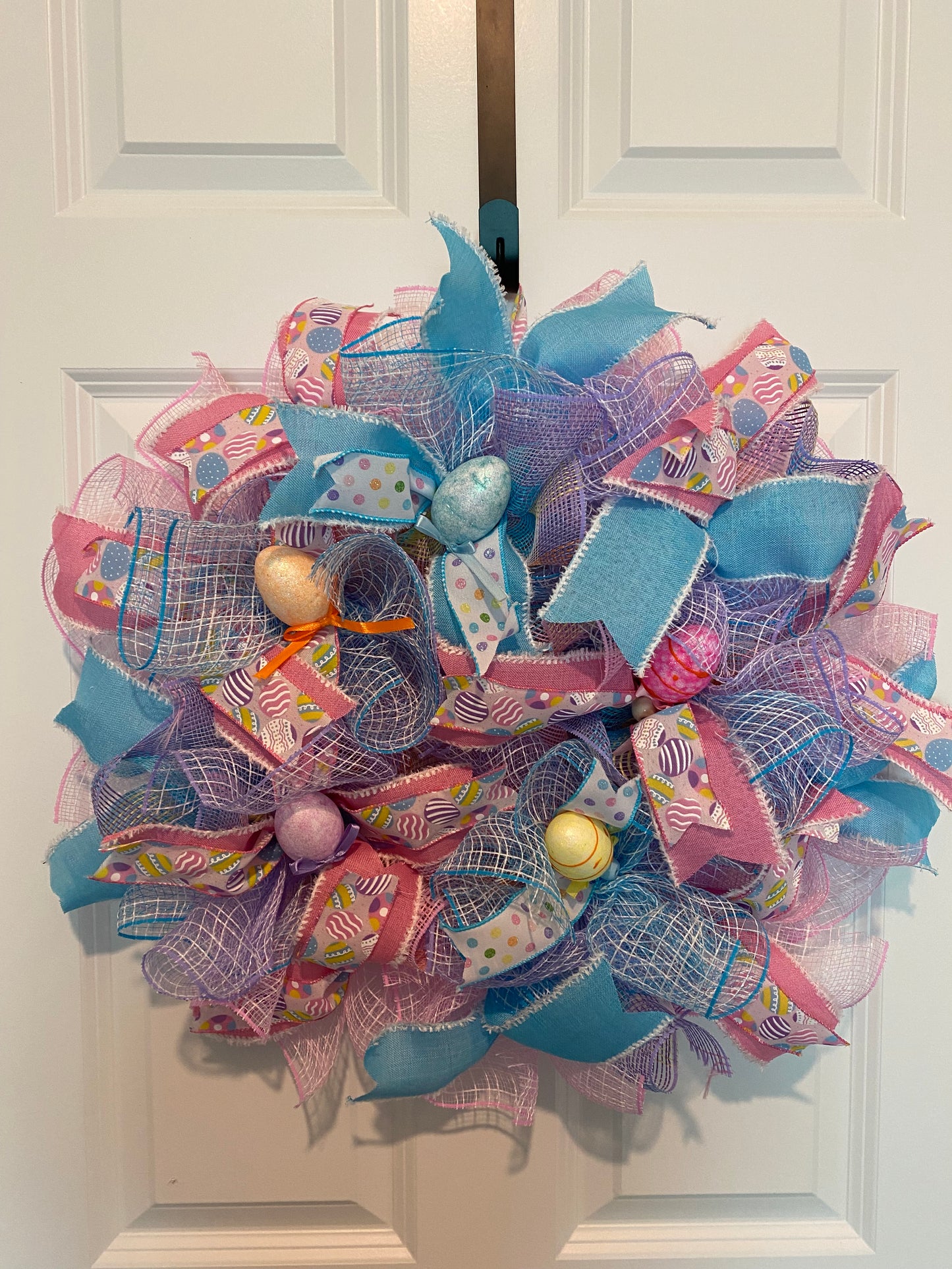 Easter Mesh Wreath #4 - 14"