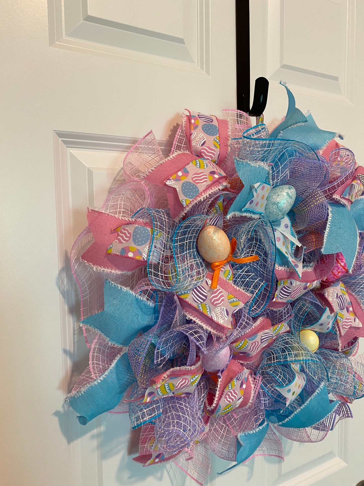 Easter Mesh Wreath #4 - 14"