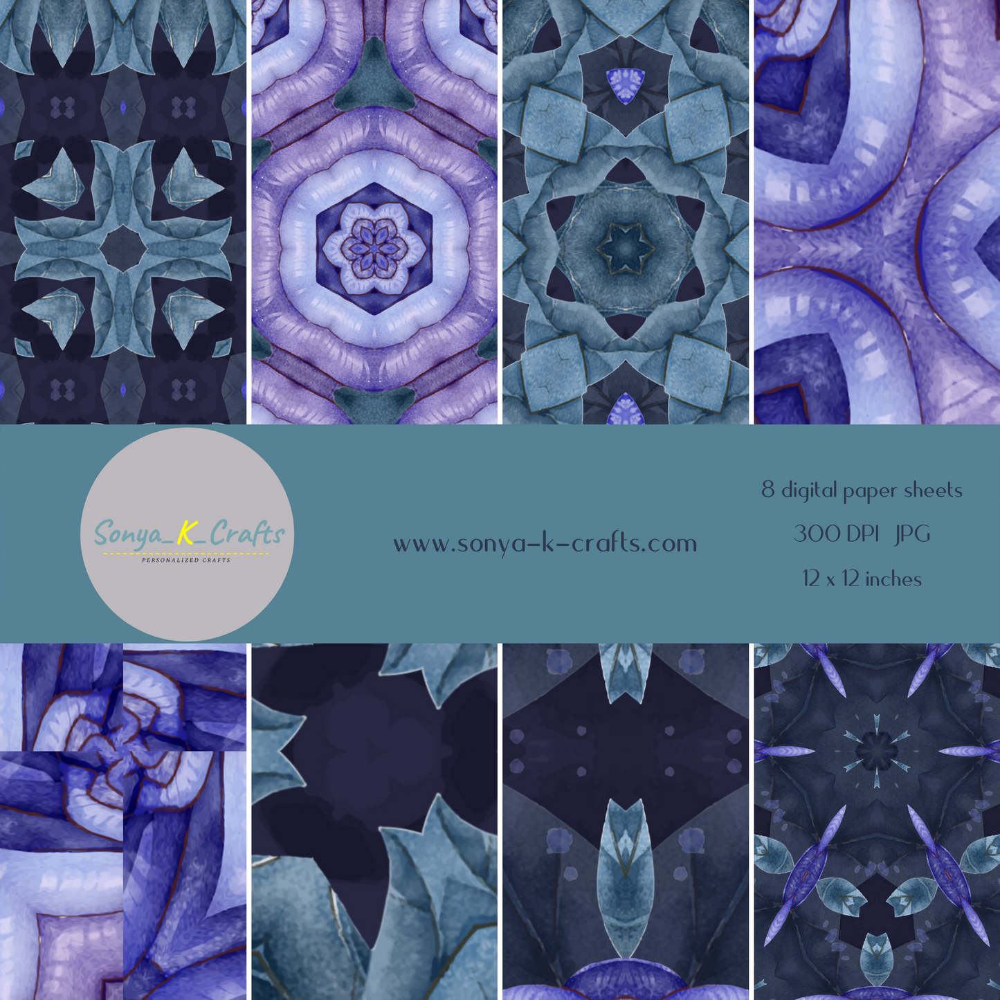 The blues digital paper