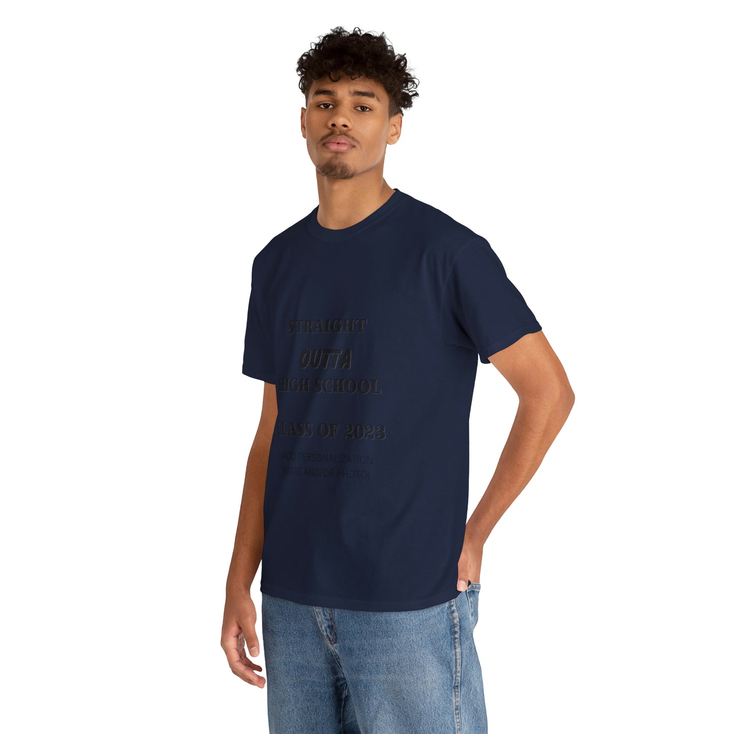 Straight Outta High School T-shirt 2023 Graduation T-shirt (PERSONALIZED)