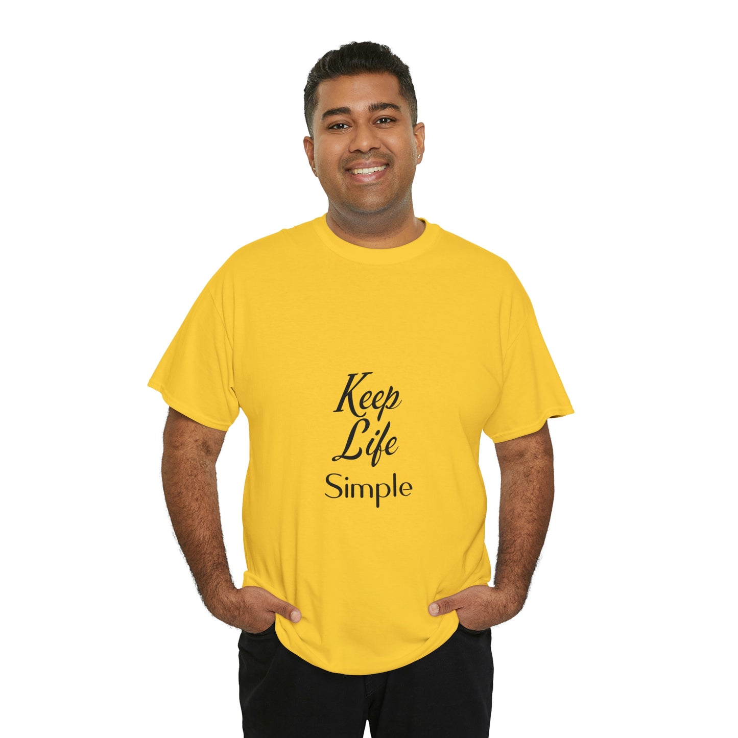 Keep Life Simple Unisex Heavy Cotton Tee