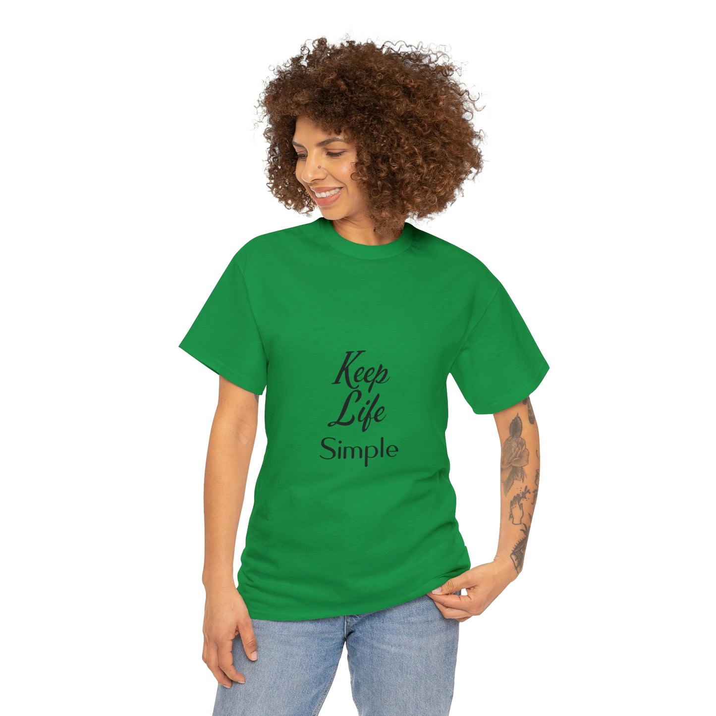 Keep Life Simple Unisex Heavy Cotton Tee