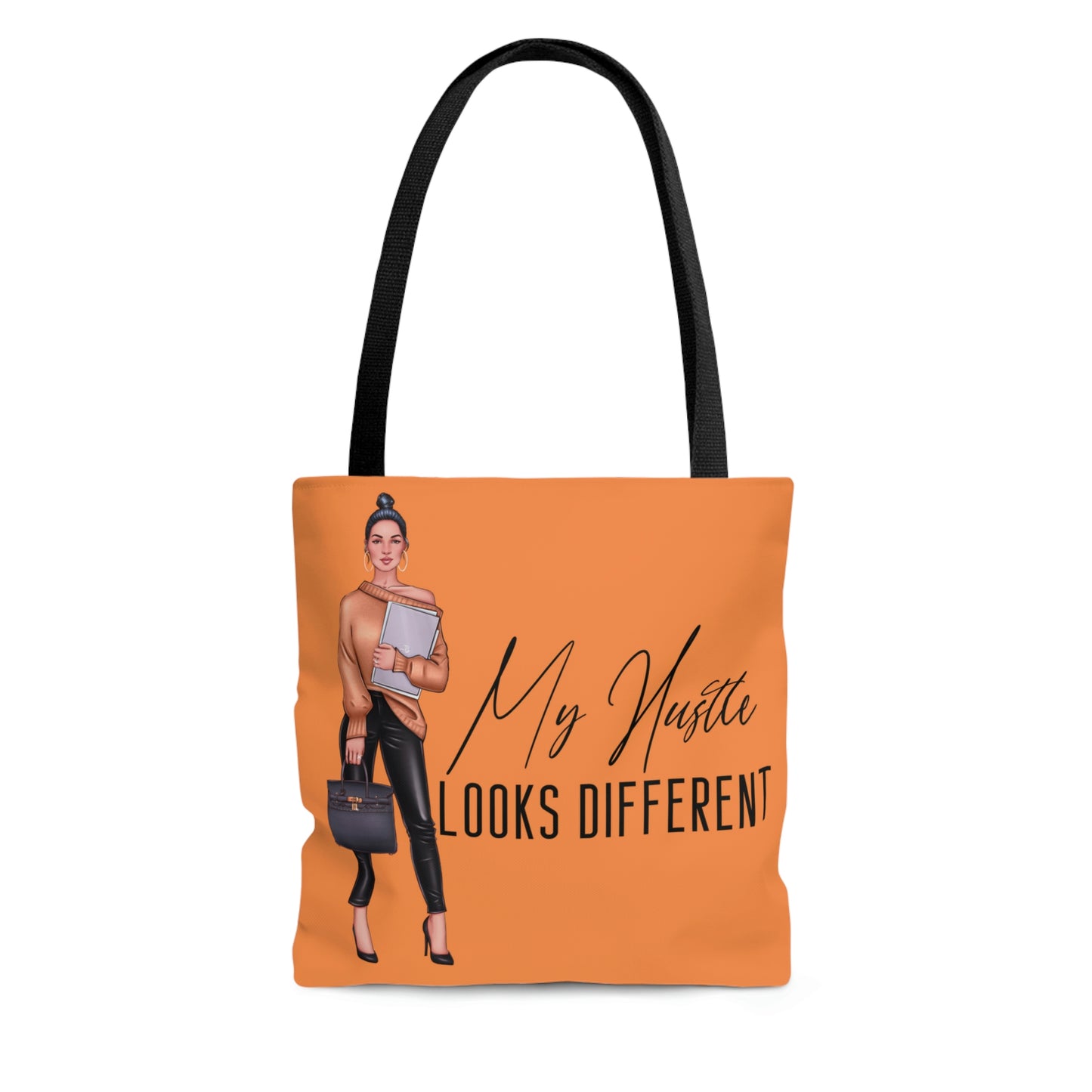 My Hustle Looks Different (Peach and Caucasian) Tote Bag
