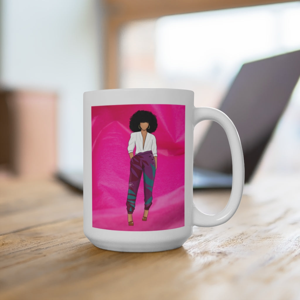 Happy Mother's Day (Fuschia) Ceramic Mugs (11oz / 15oz)