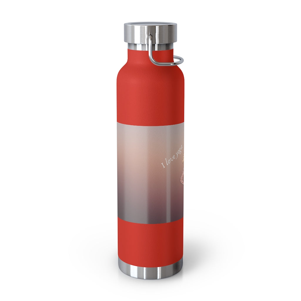 I Love Yoga Vacuum Insulated Bottle....