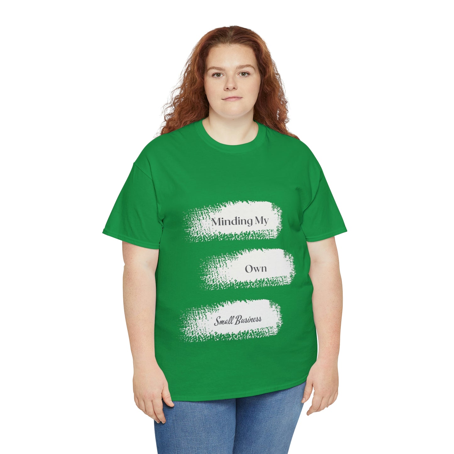 Minding My Own Small Business Unisex Heavy Cotton Tee
