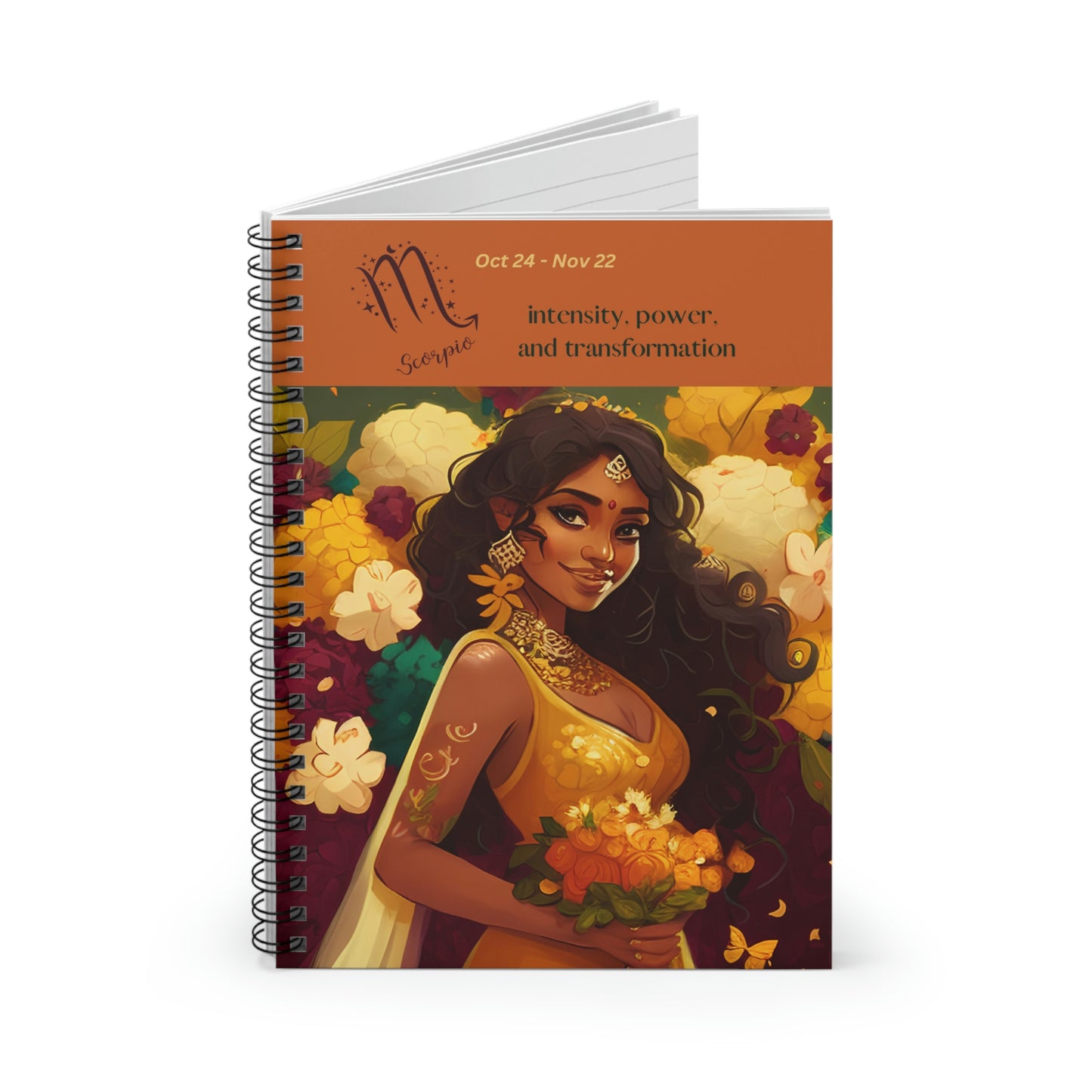 Astrology Collection (Scorpio) - Middle Eastern and Indian Culture Journal - Ruled Line