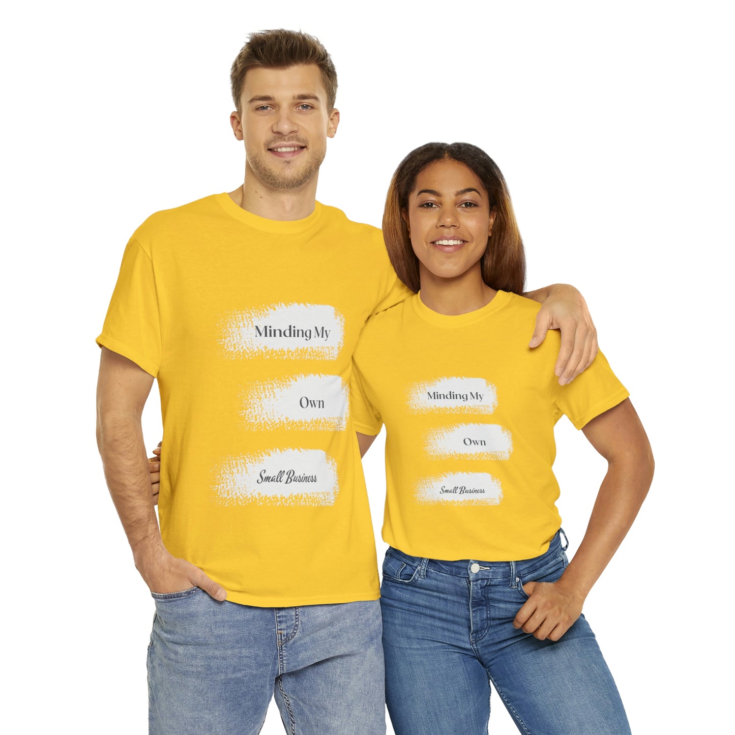Minding My Own Small Business Unisex Heavy Cotton Tee