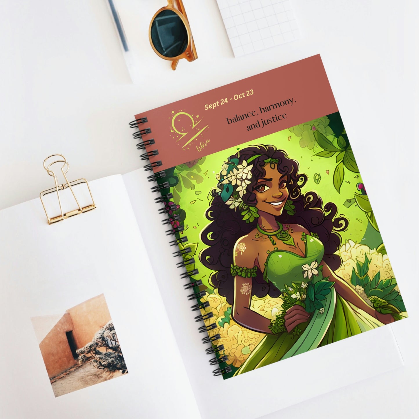 Astrology Collection (Libra) - Middle Eastern and Indian Culture Journal - Ruled Line