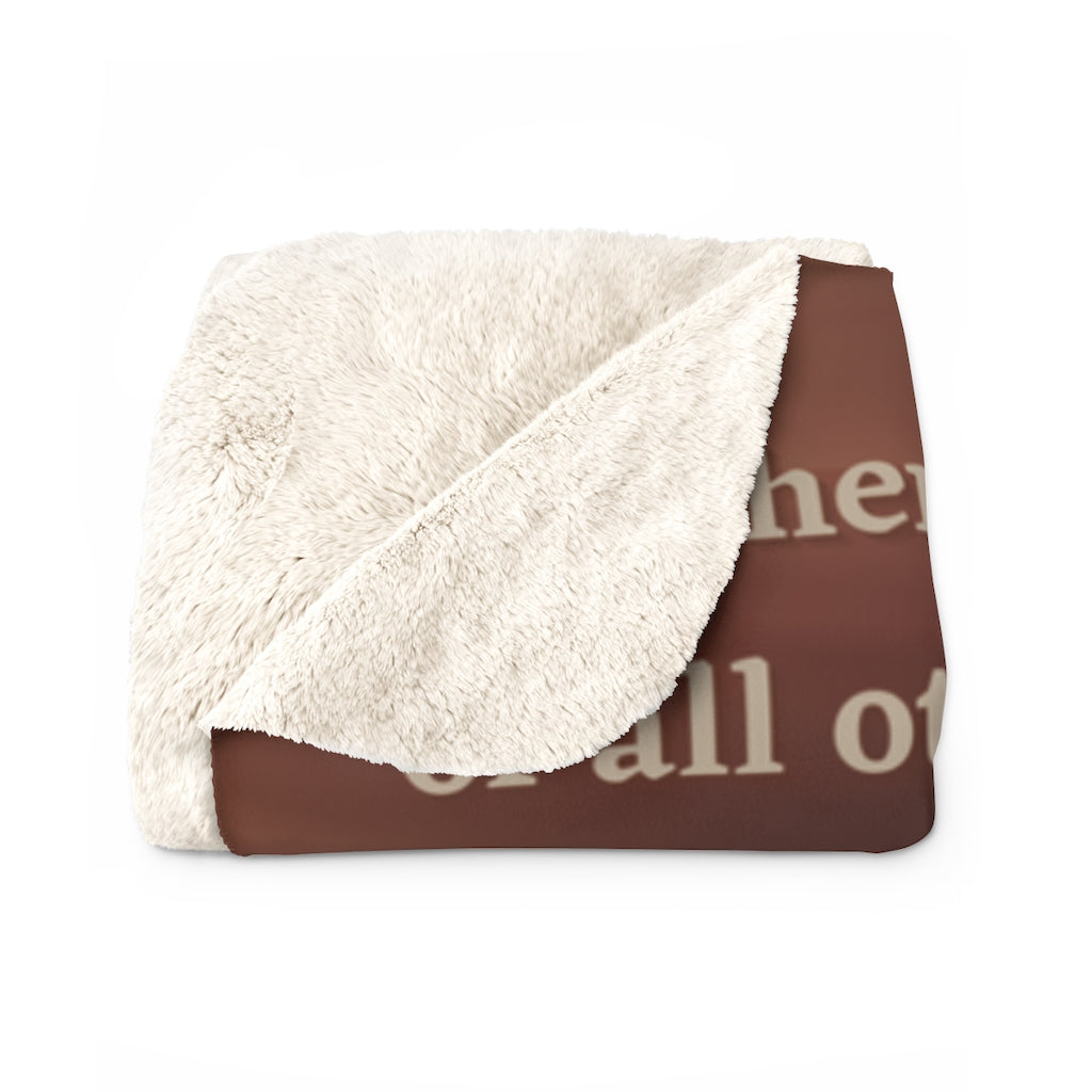 A Mother Is Sherpa Fleece Blanket