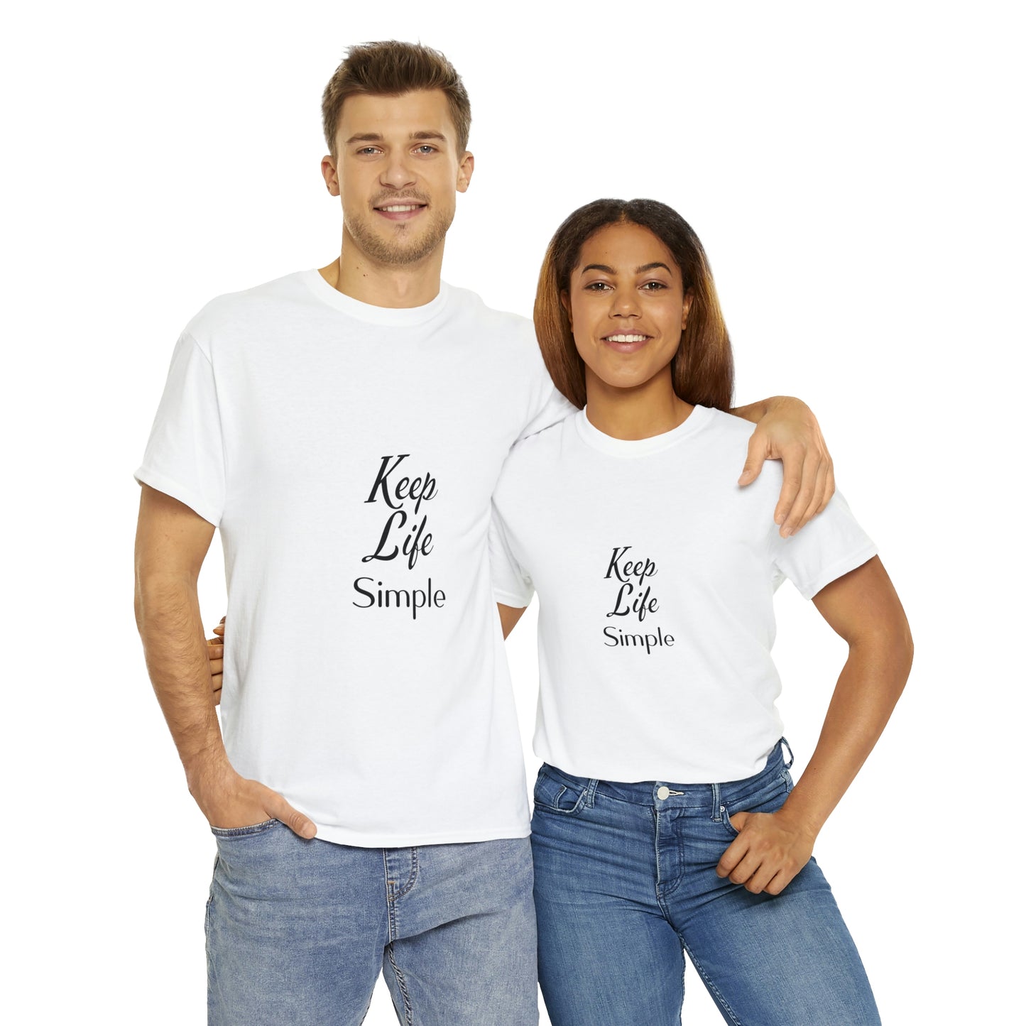 Keep Life Simple Unisex Heavy Cotton Tee