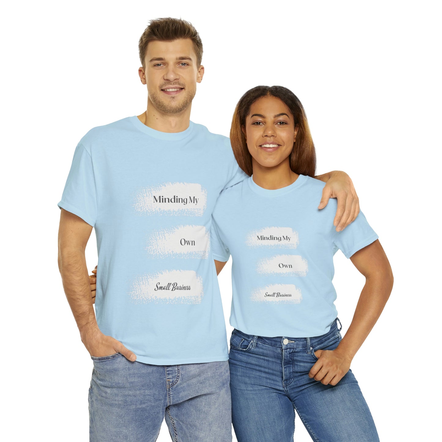 Minding My Own Small Business Unisex Heavy Cotton Tee
