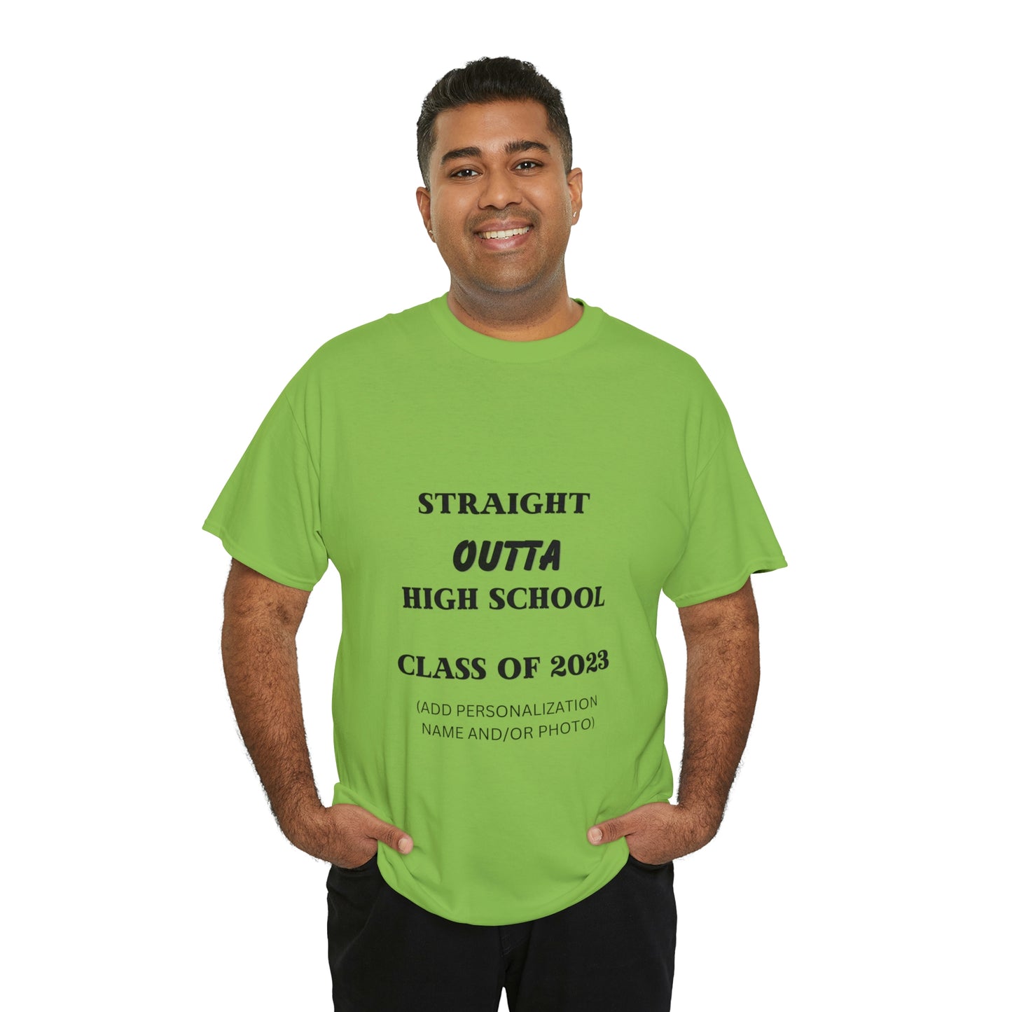 Straight Outta High School T-shirt 2023 Graduation T-shirt (PERSONALIZED)