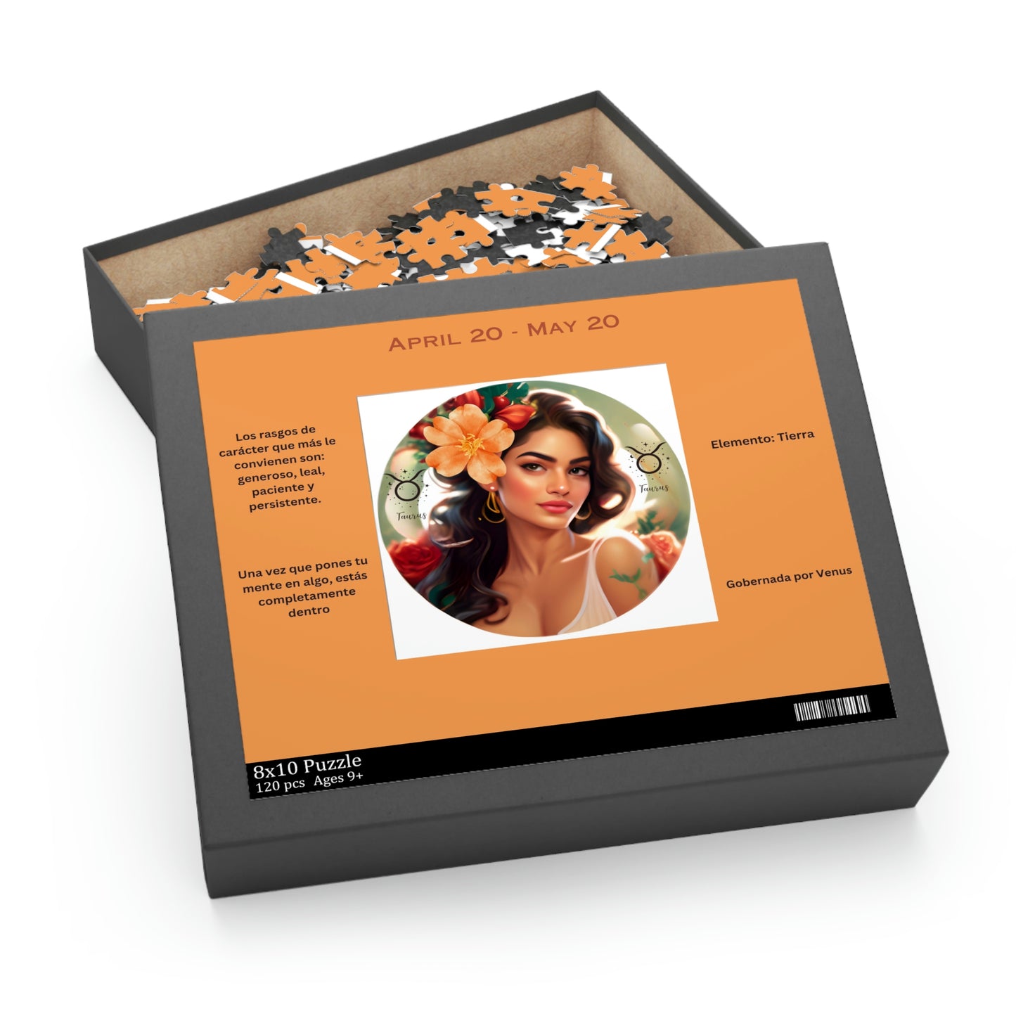 Taurus (Latina Woman - Spanish Version) Puzzle (120, 252, 500-Piece)