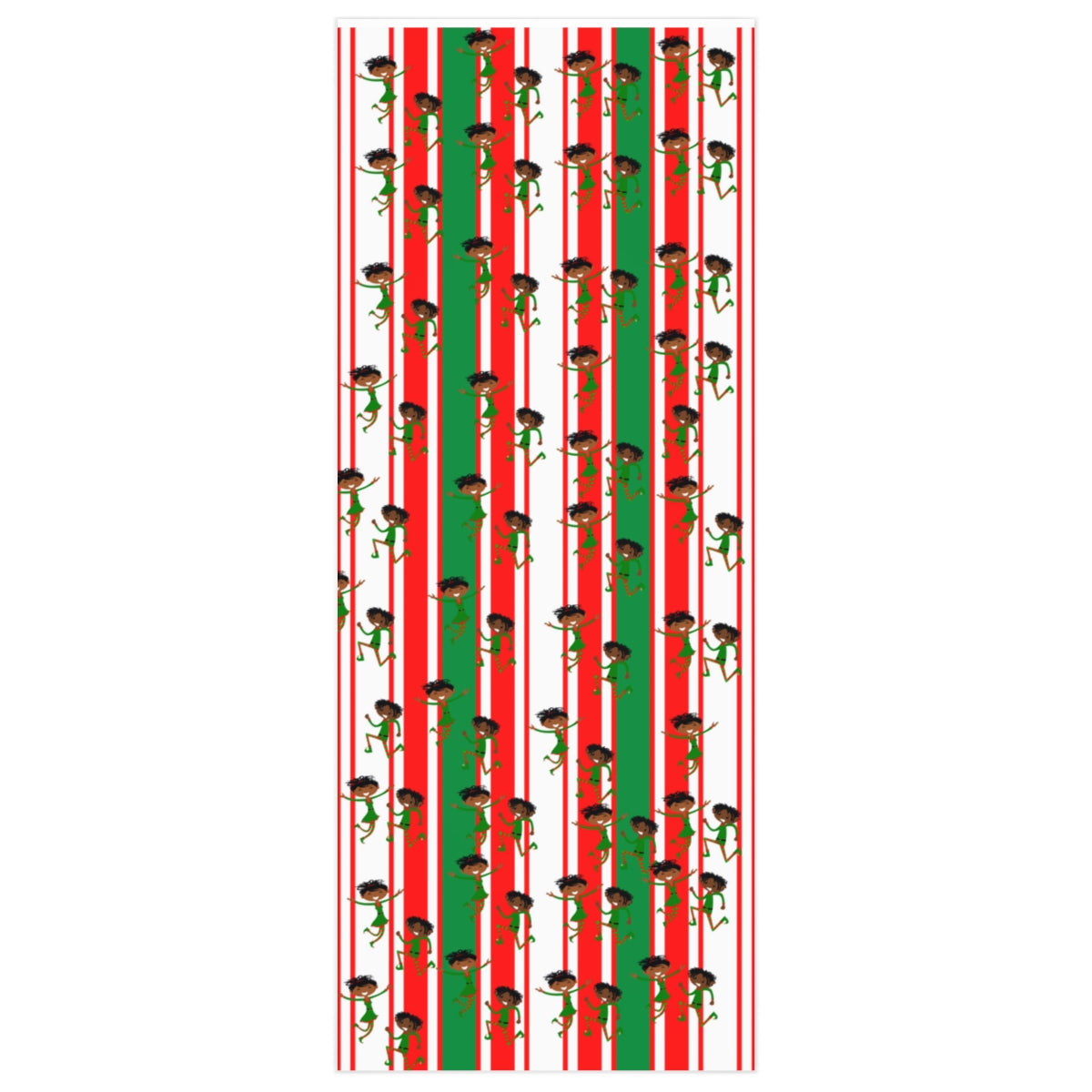 Elves (Red, White and Green) - Wrapping Paper
