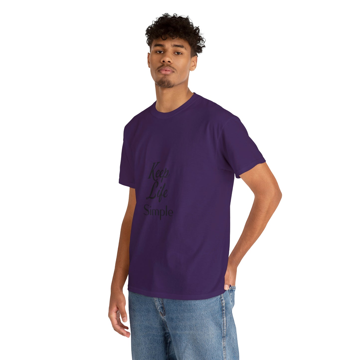 Keep Life Simple Unisex Heavy Cotton Tee