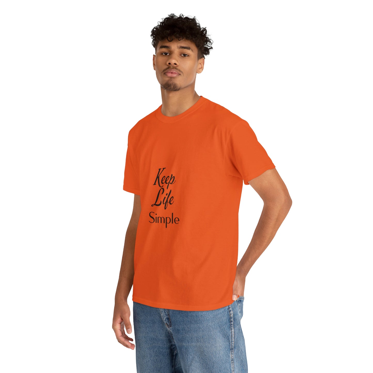 Keep Life Simple Unisex Heavy Cotton Tee
