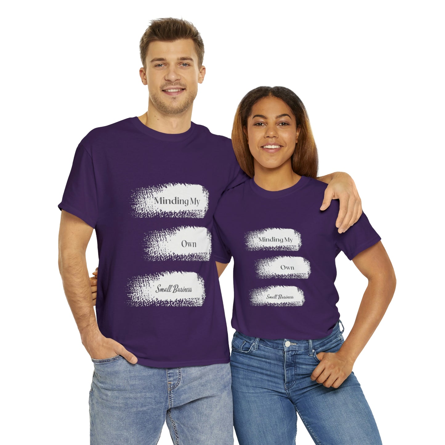 Minding My Own Small Business Unisex Heavy Cotton Tee