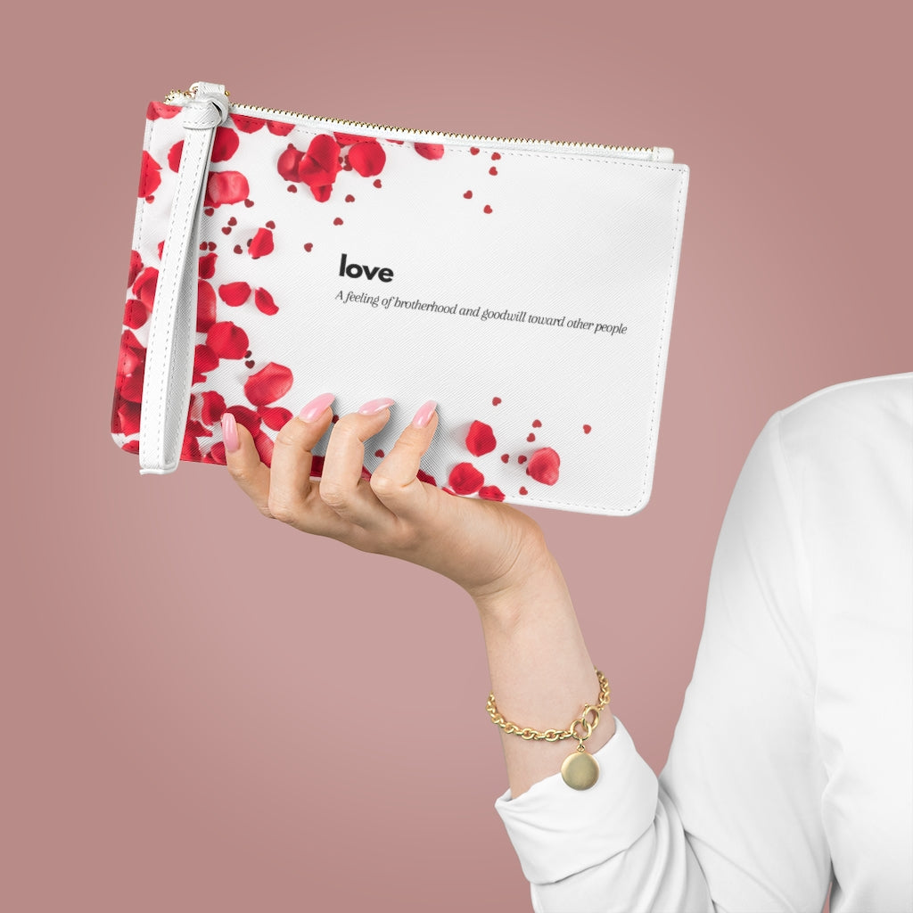 Petals And Love Clutch Bag