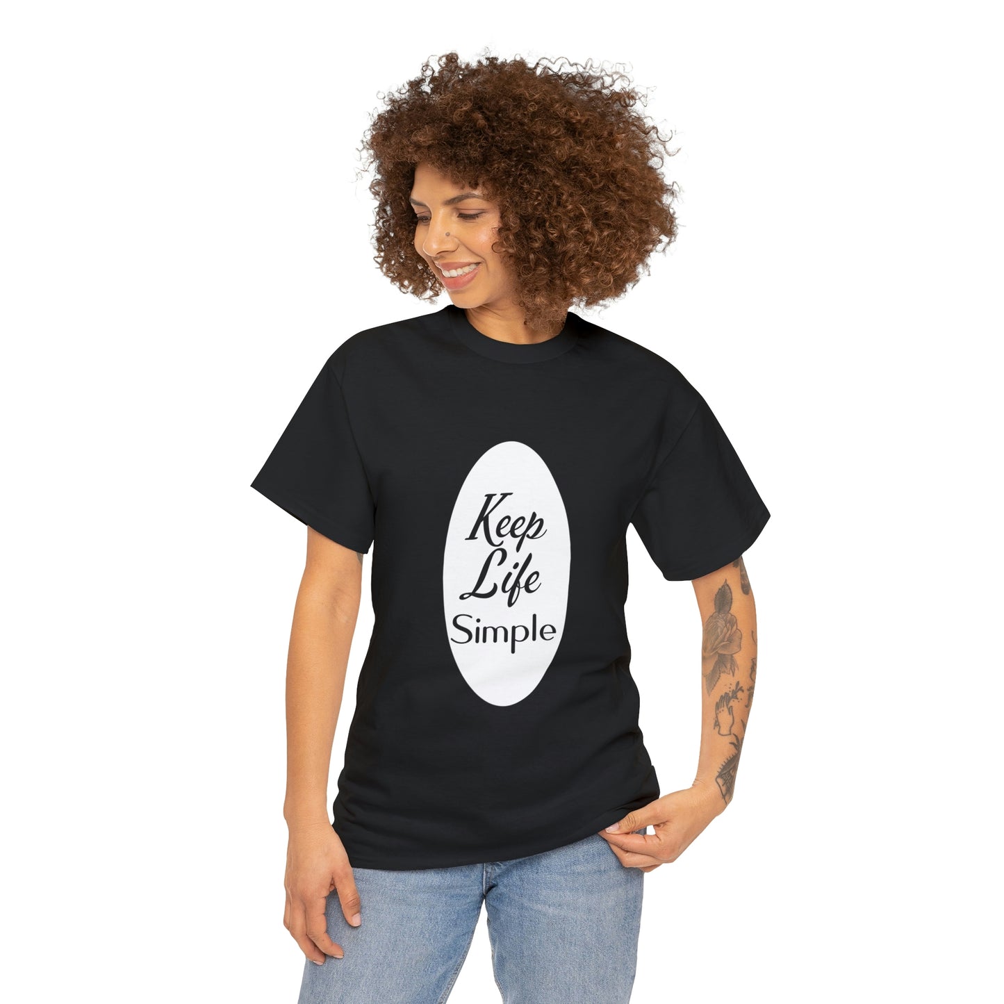 Keep Life Simple Unisex Heavy Cotton Tee