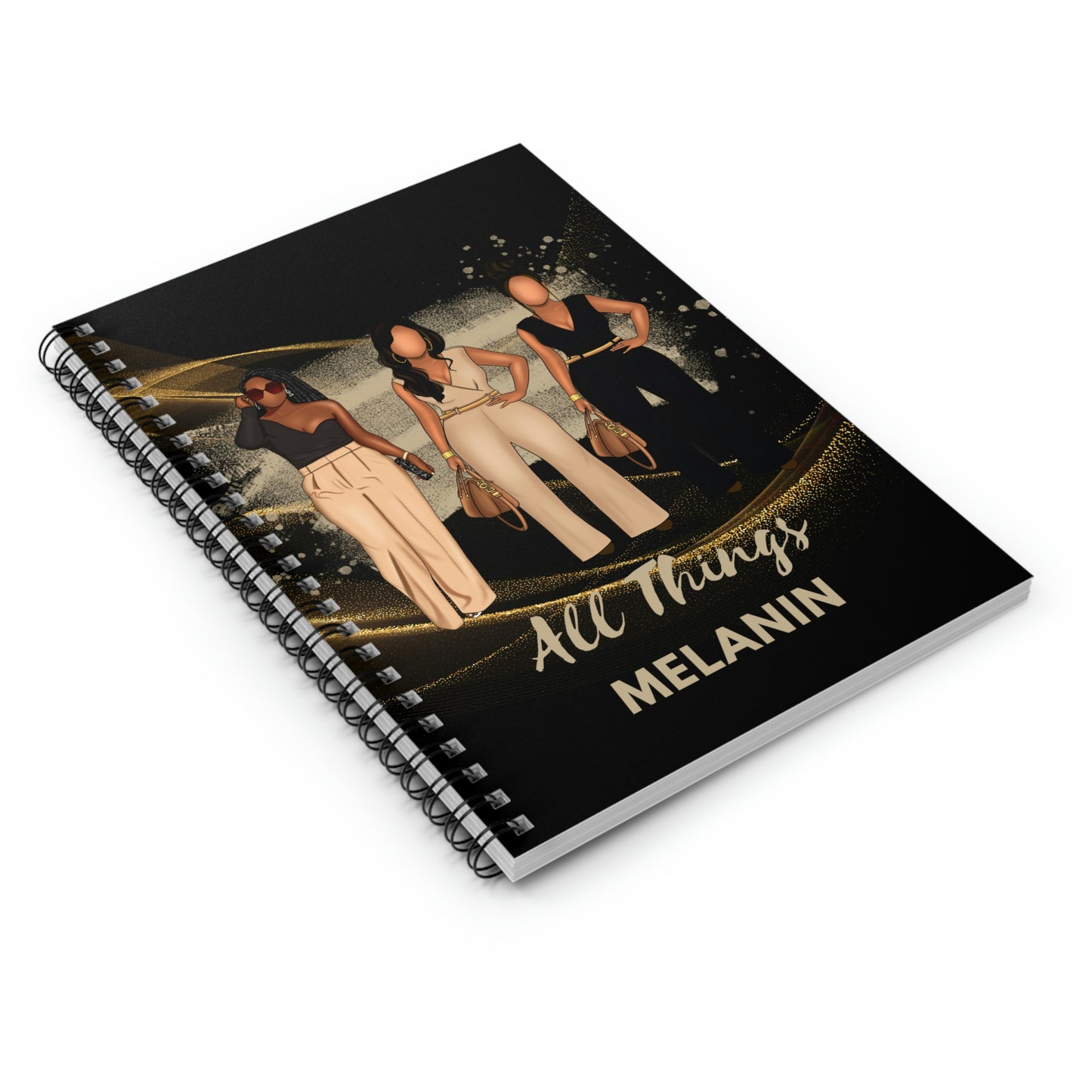 All Things Melanin (ATM Collection) Journal - Ruled Line