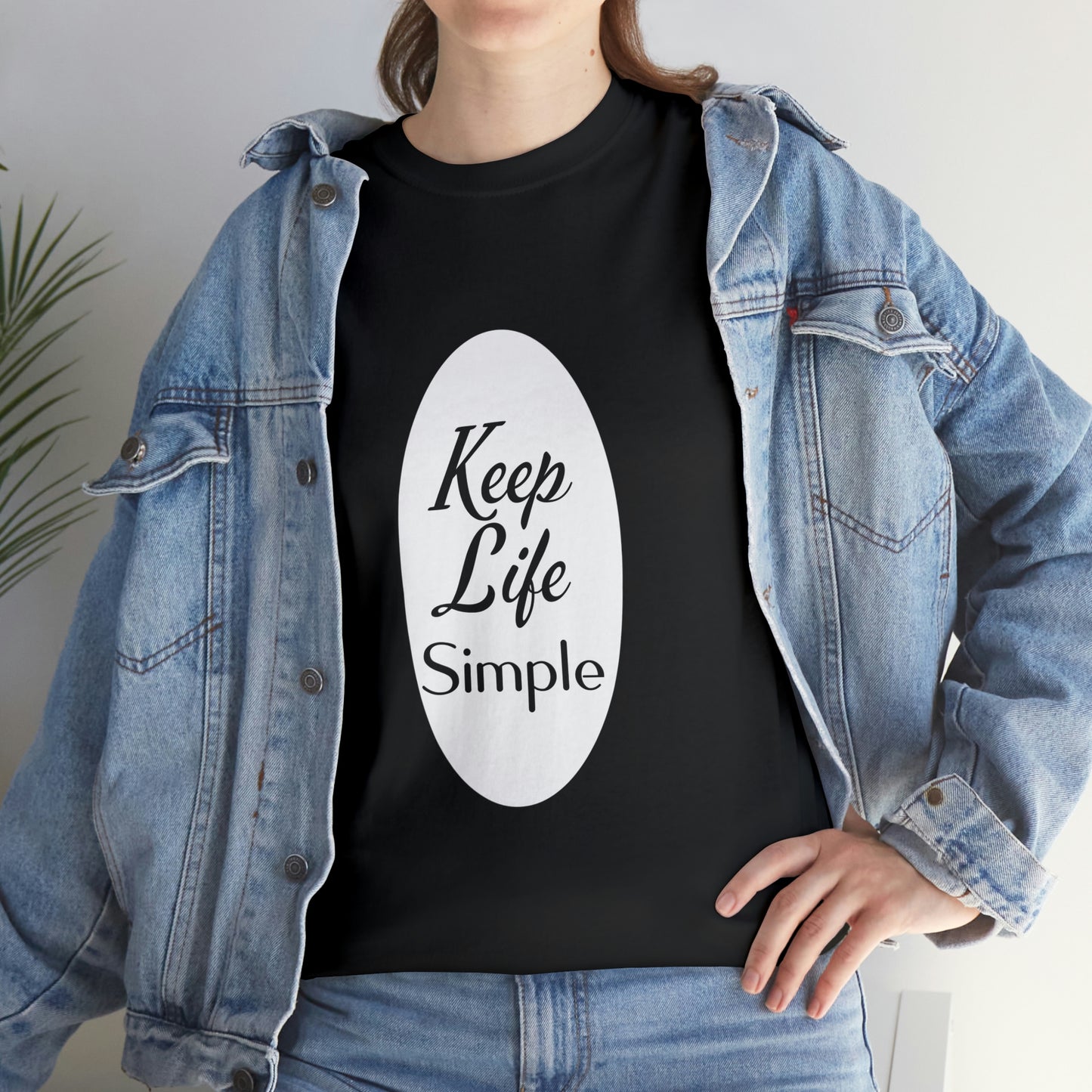 Keep Life Simple Unisex Heavy Cotton Tee