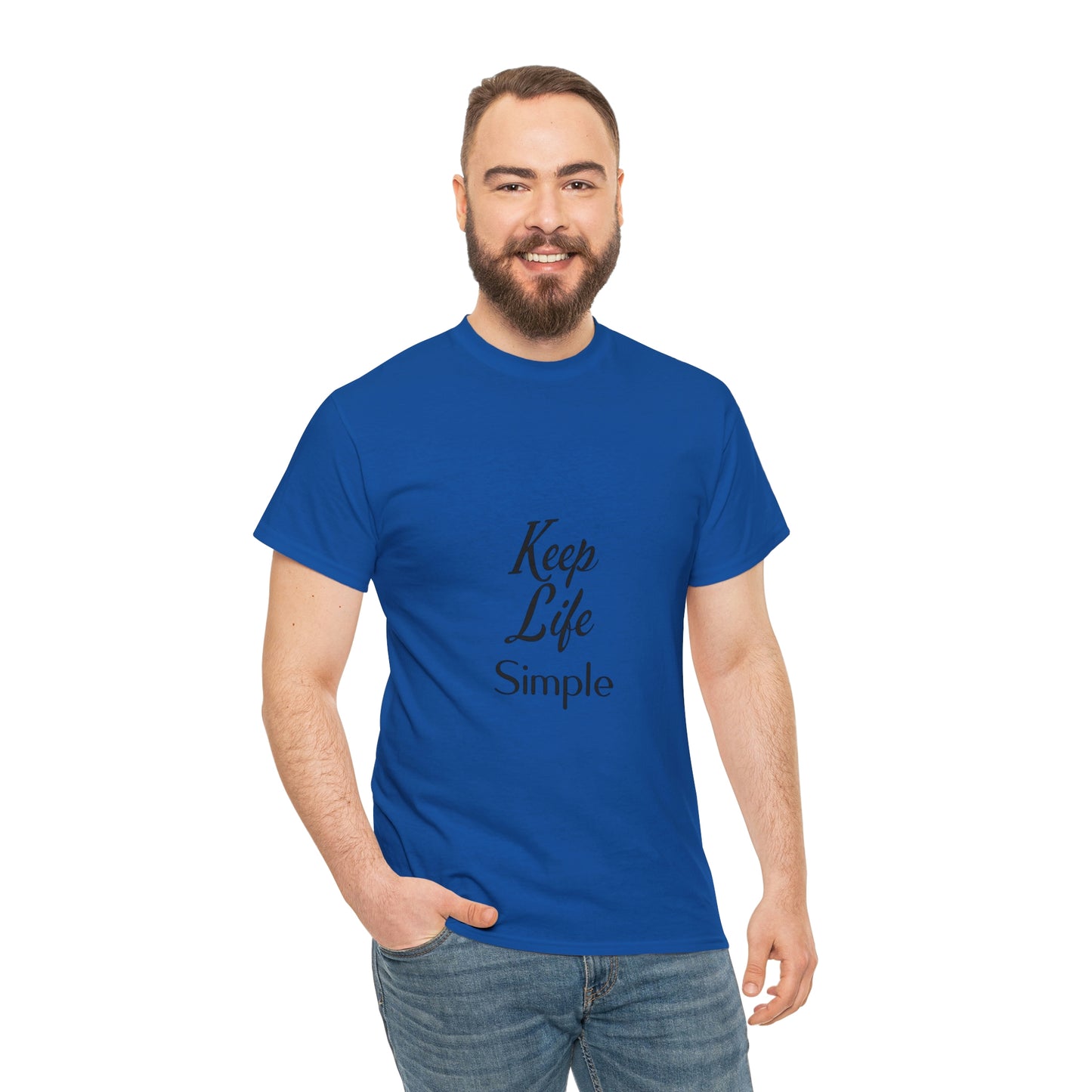 Keep Life Simple Unisex Heavy Cotton Tee
