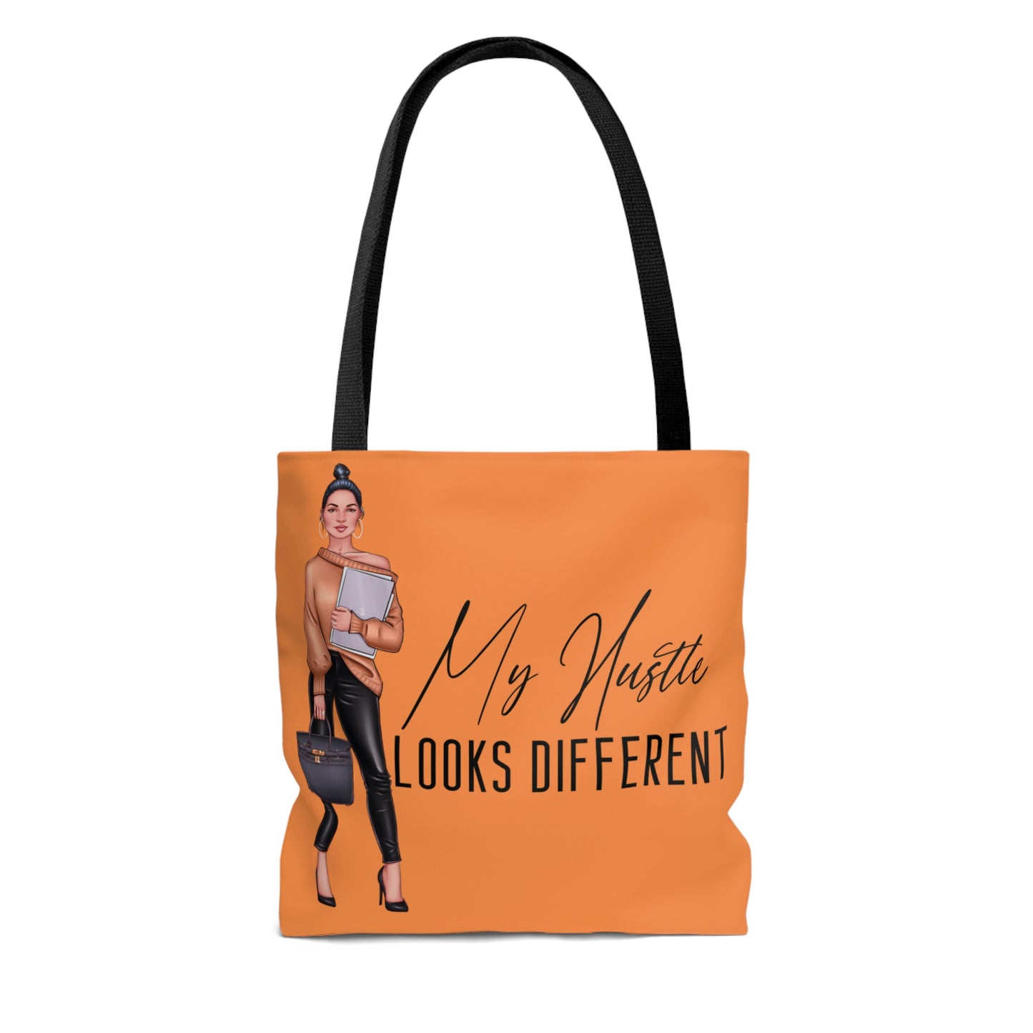 My Hustle Looks Different (Peach and Caucasian) Tote Bag